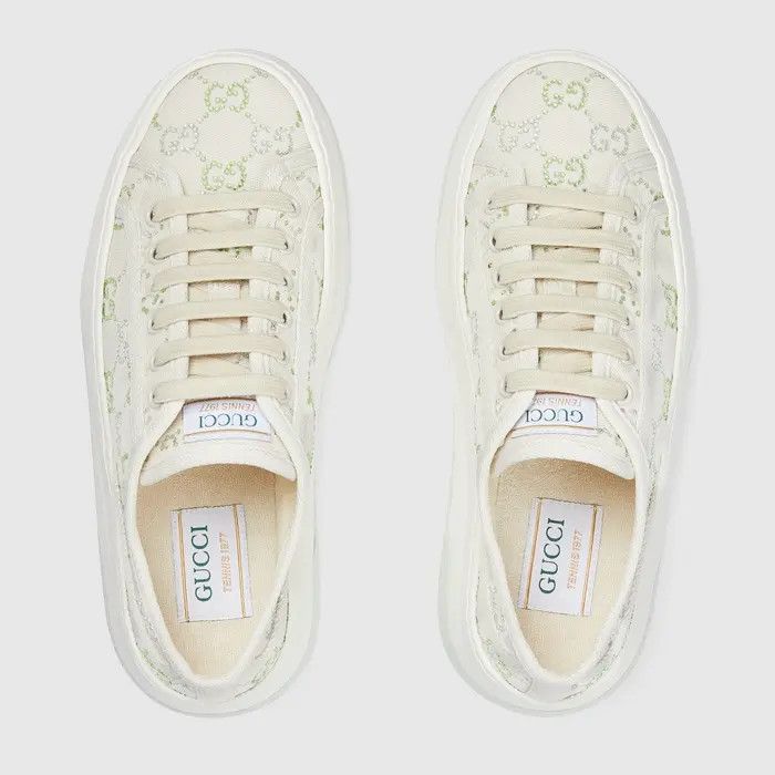 Gucci o1loc1c0226 810569 / 1977 Sneakers in Ivory Size US 5.5 / IT 35.5 - 5 Thumbnail