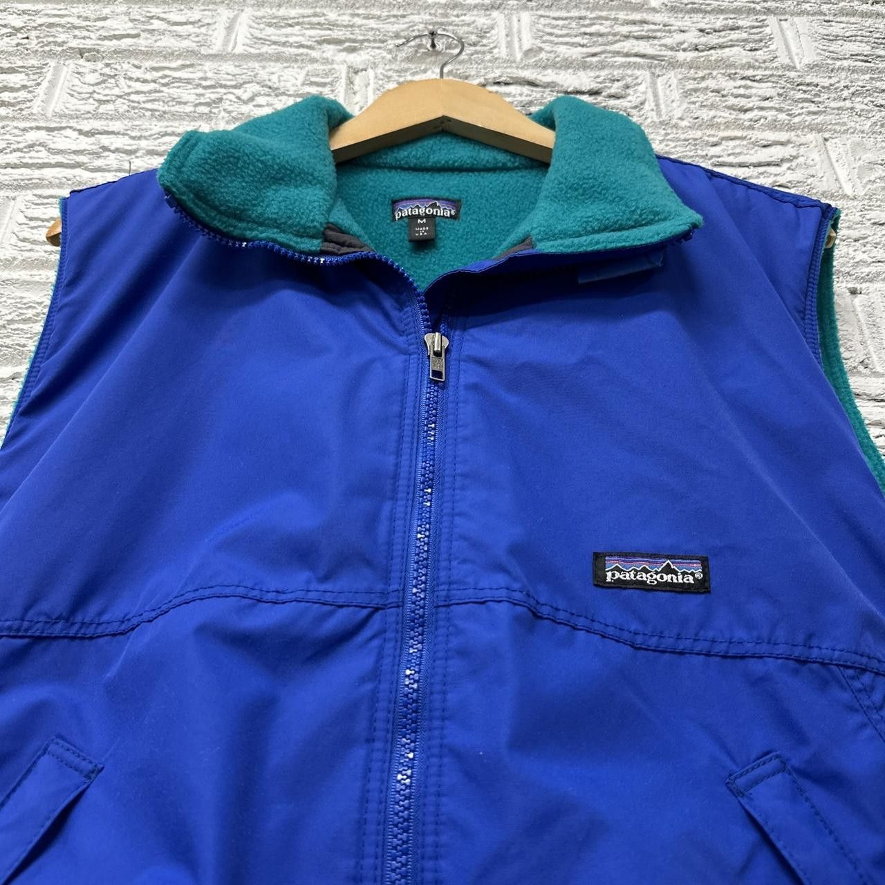 Patagonia Vintage Patagonia Fleece Lined Zip Up Vest Size Medium Size US M / EU 48-50 / 2 - 1 Thumbnail