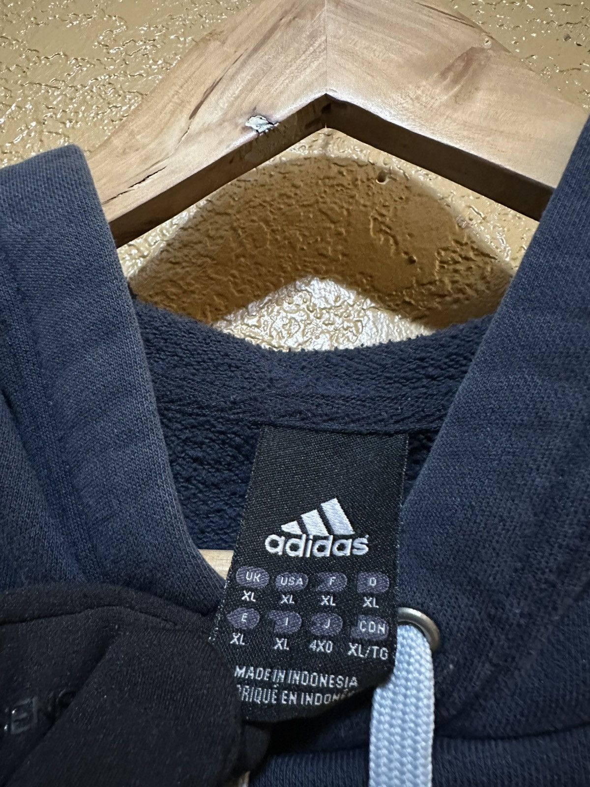Adidas 🪡 distressed vintage Adidas hoodie xl Size US XL / EU 56 / 4 - 6 Thumbnail