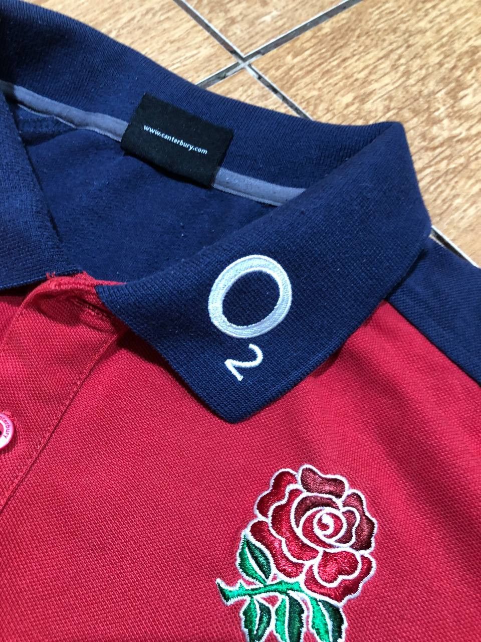 Canterbury of New Zealand Vintage England Canterbury Rugby Polo Shirt Size US L / EU 52-54 / 3 - 8 Thumbnail