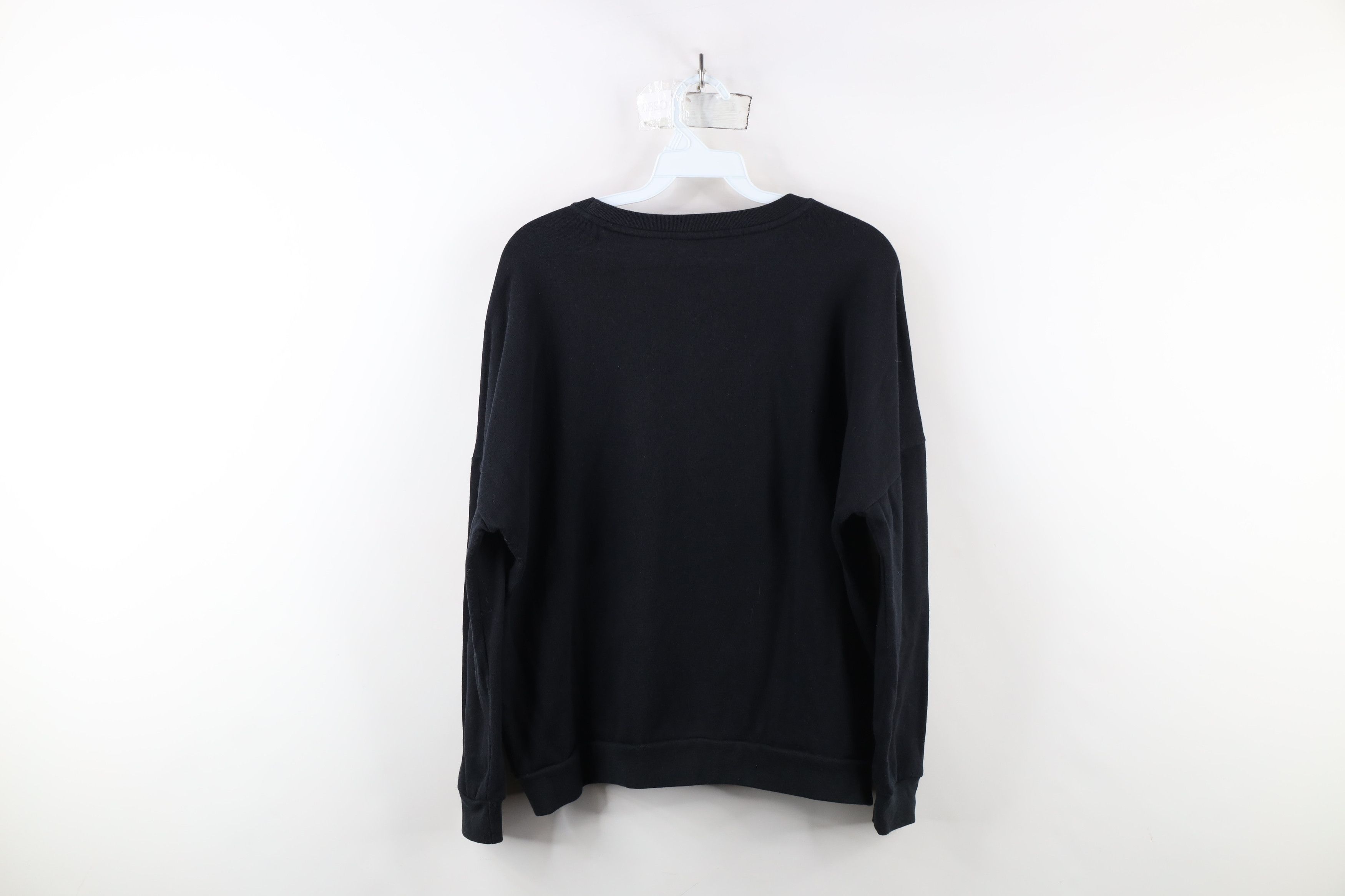 Disney × Vintage Vintage Disney Cropped Felt Patch Minnie Mouse Sweatshirt Size L / US 10 / IT 46 - 9 Thumbnail
