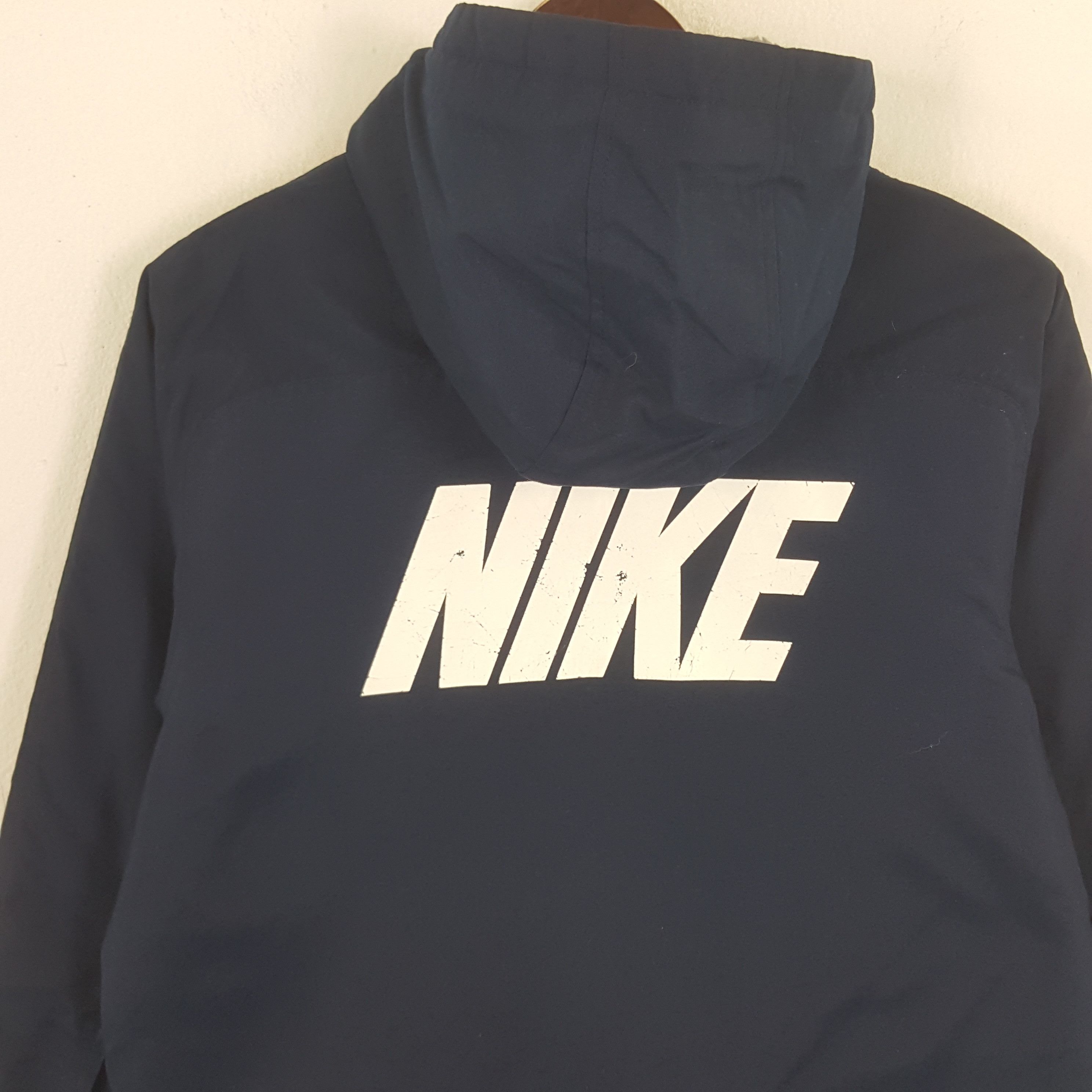 Nike × Vintage Vintage NIKE Swoosh Puffer Long Jacket Size US M / EU 48-50 / 2 - 2 Thumbnail