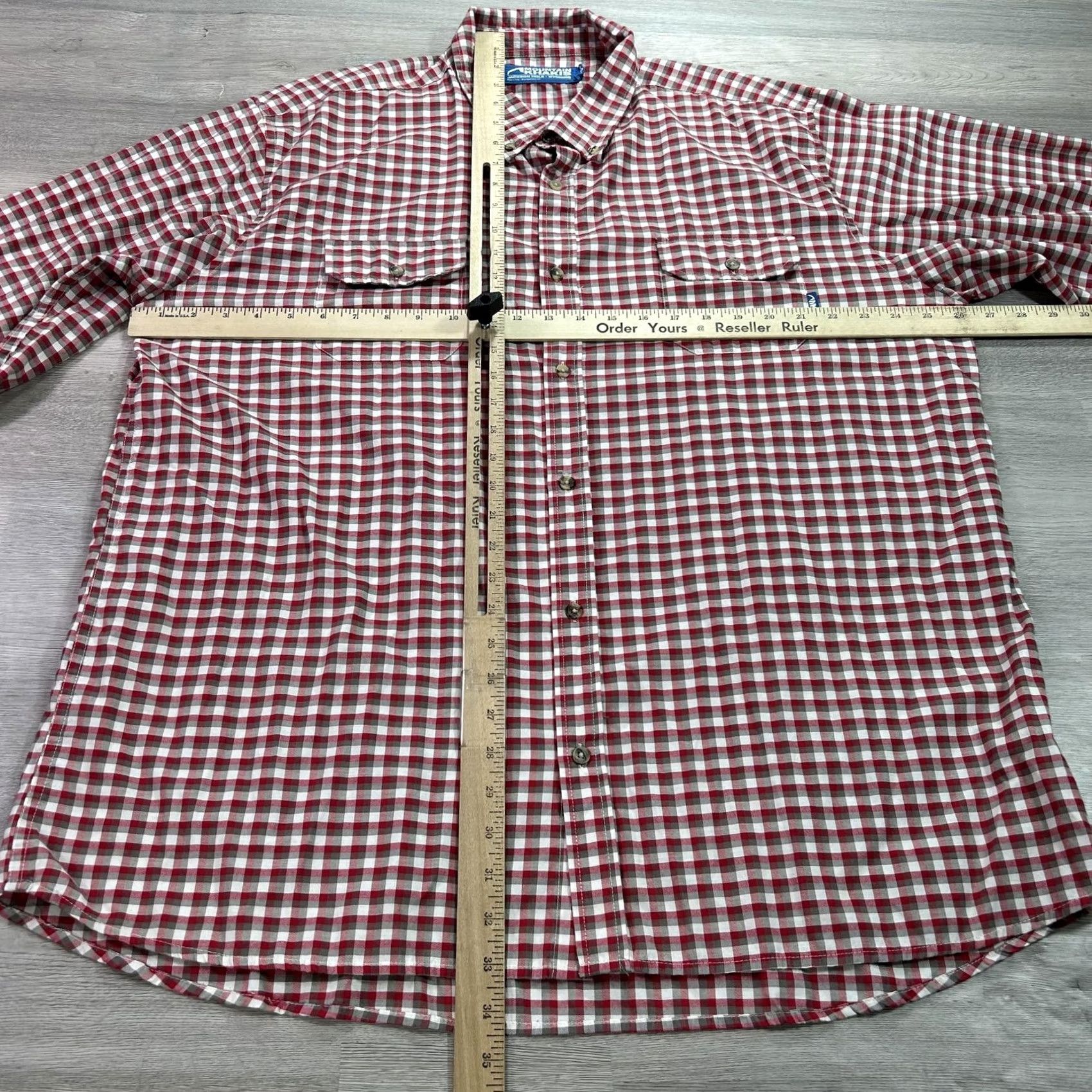 Mountain Khakis Mountain Khakis Shirt Mens Large Red Plaid Long Sleeve Button Up Casual Outdoor Size US L / EU 52-54 / 3 - 5 Thumbnail