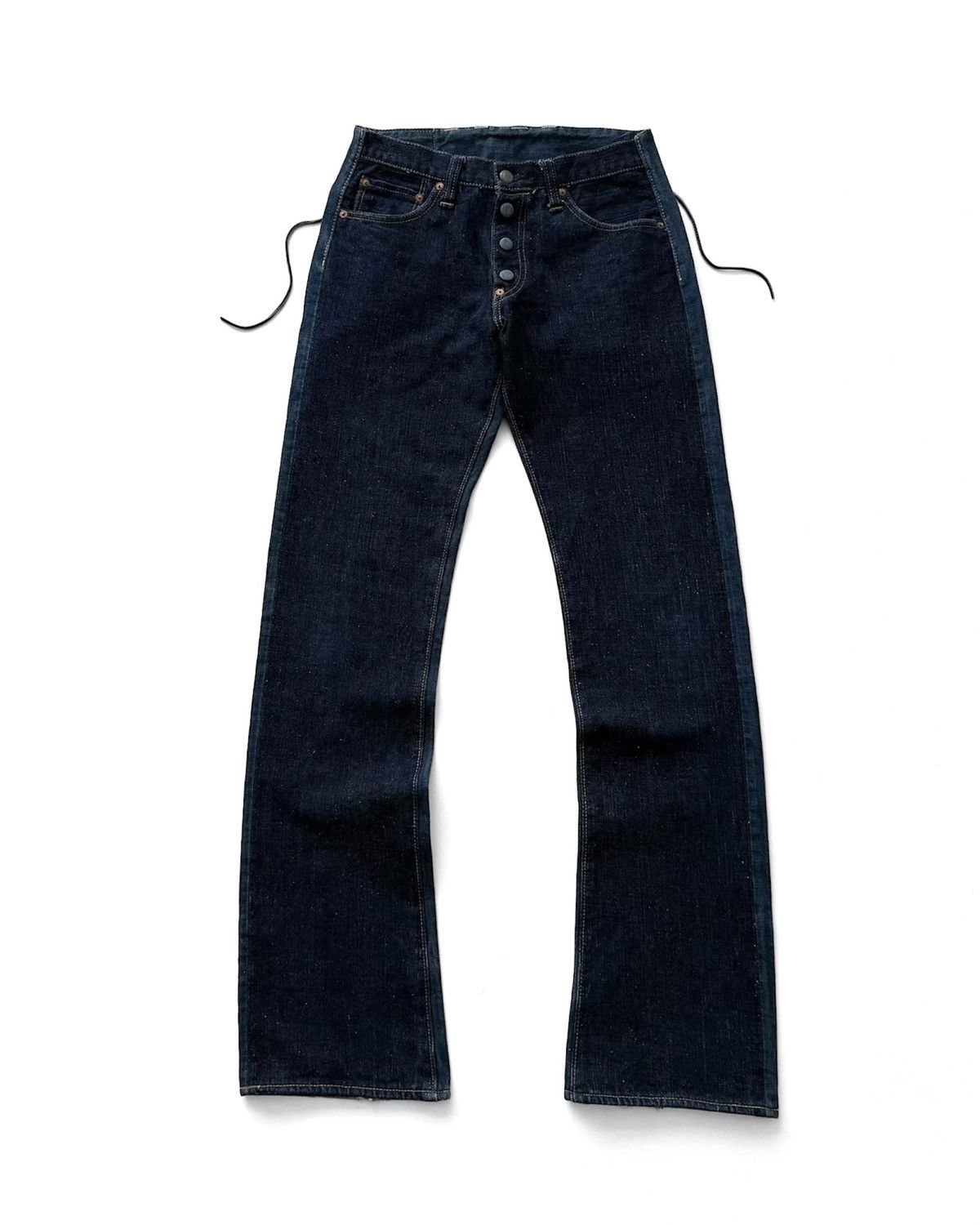 Maison MIHARA YASUHIRO MIHARAYASUHIRO x SUGARCANE BACK LACE-UP BOOTCUT JEANS Size US 28 / EU 44 - 1 Thumbnail