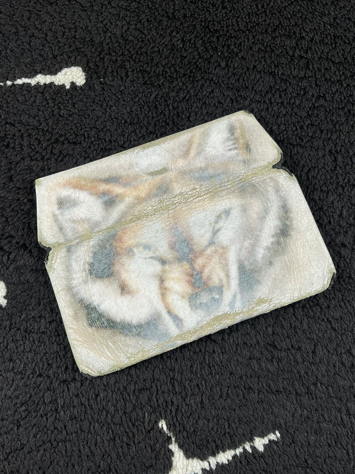 Maison Margiela FW08 Margiela Airbrushed Wolf Snap Pouch Wallet Fox Tiger Size ONE SIZE - 2 Thumbnail