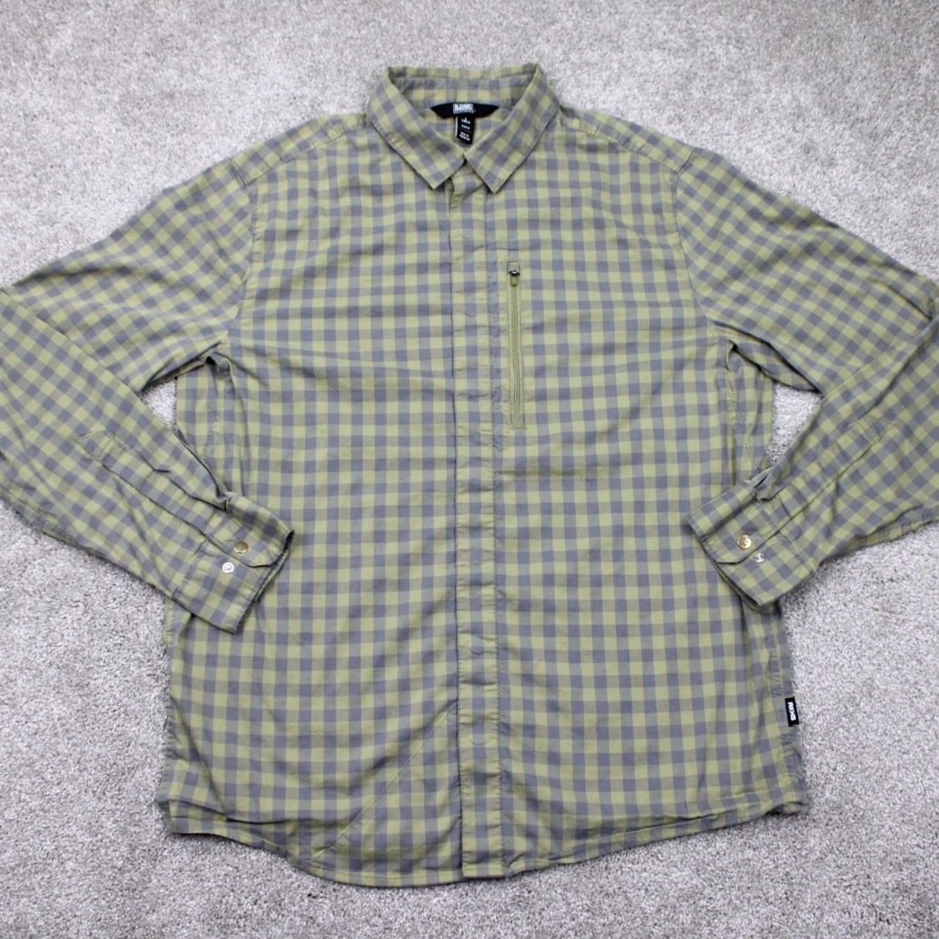 Vintage Alaskan Hardgear by Duluth Shirt Mens Large Green Slim Fit L/S Button-Up Plaid Outdoor Casual Workwear Long Sleeve Mens Size US L / EU 52-54 / 3 - 2 Thumbnail