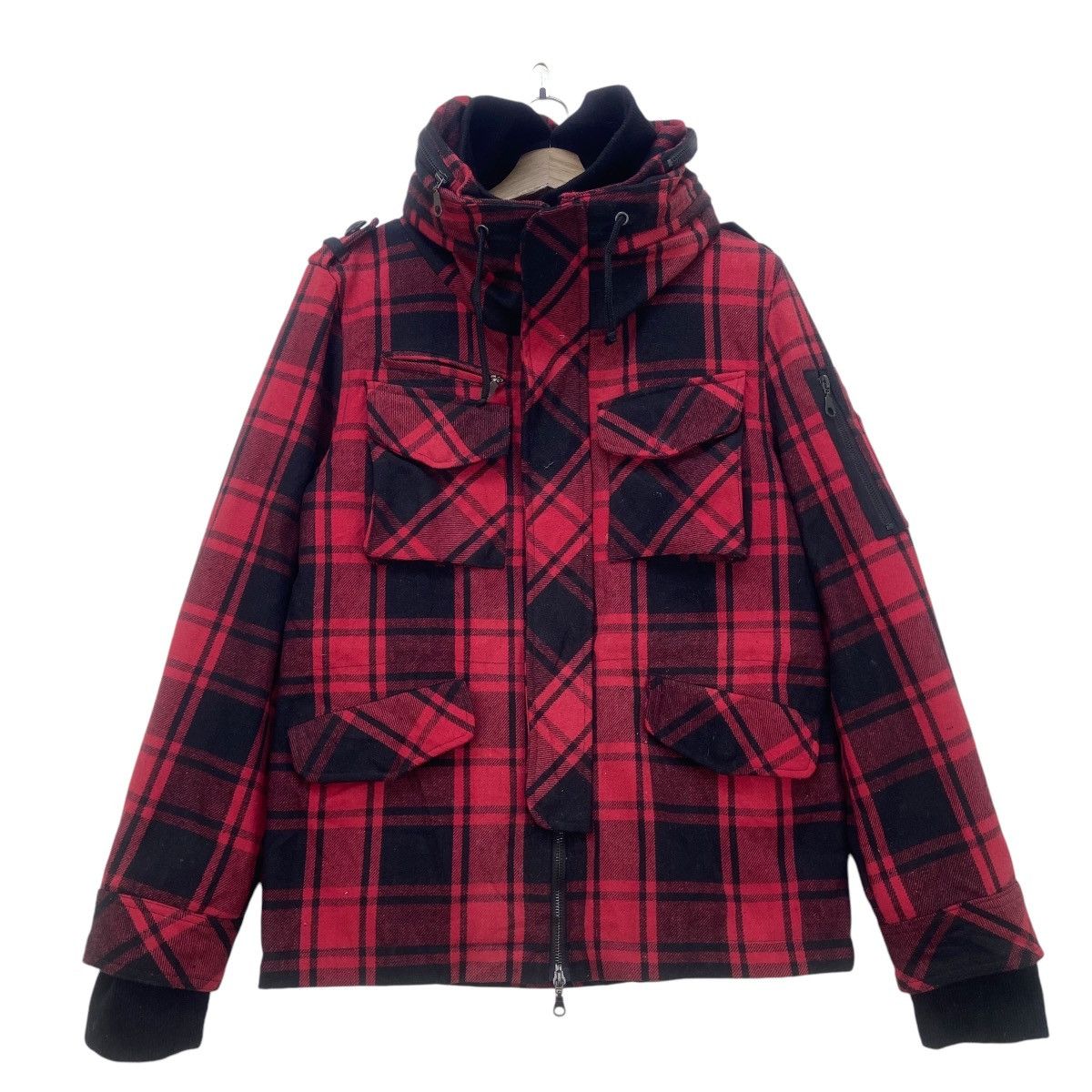 In The Attic In The Attic Homme Plaid Tartan Heavy Jacket Size US S / EU 44-46 / 1 - 1 Thumbnail