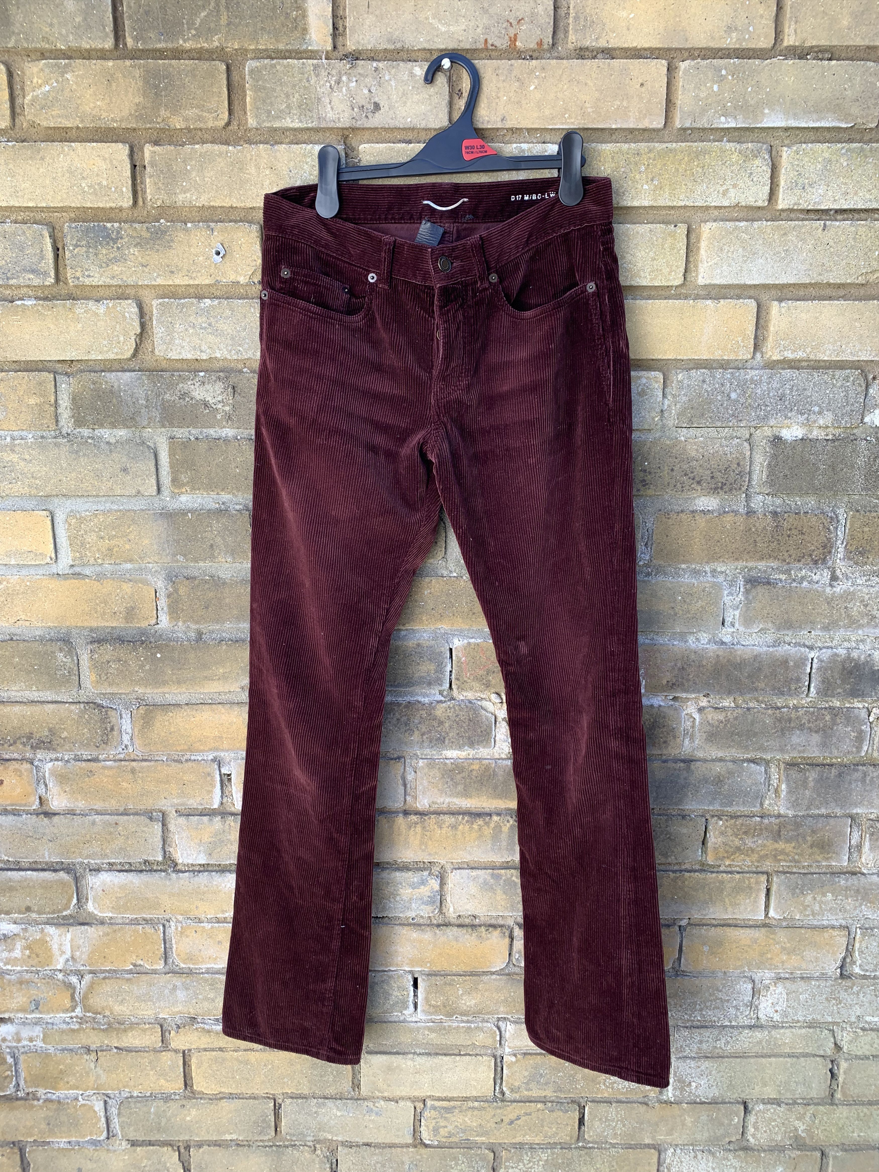 Saint Laurent Paris Saint Laurent D17 Bootcut Corduroys Size US 29 - 1 Thumbnail