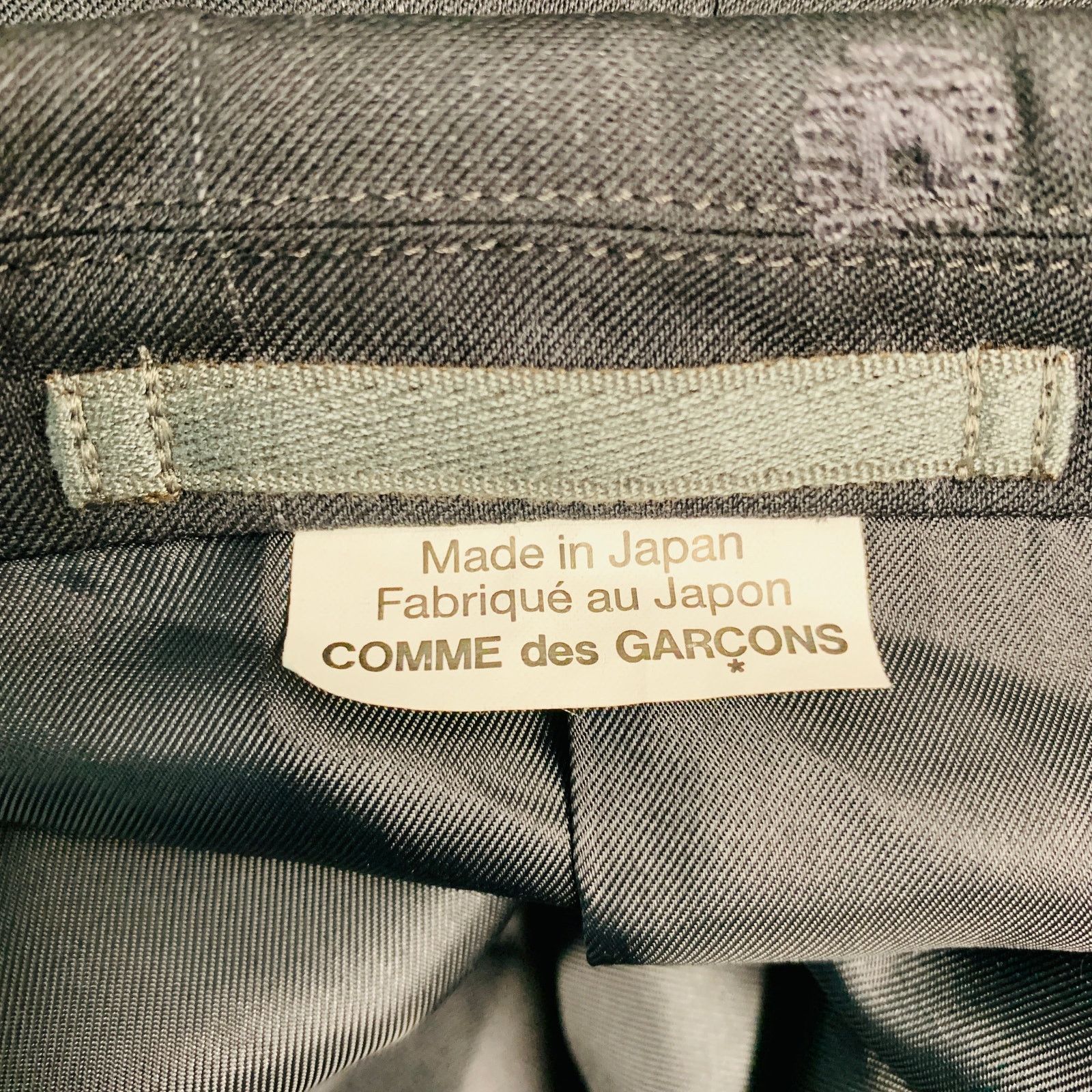 Comme des Garcons Size S Black Grey Window Pane Wool Sport Coat Size 36R - 8 Thumbnail