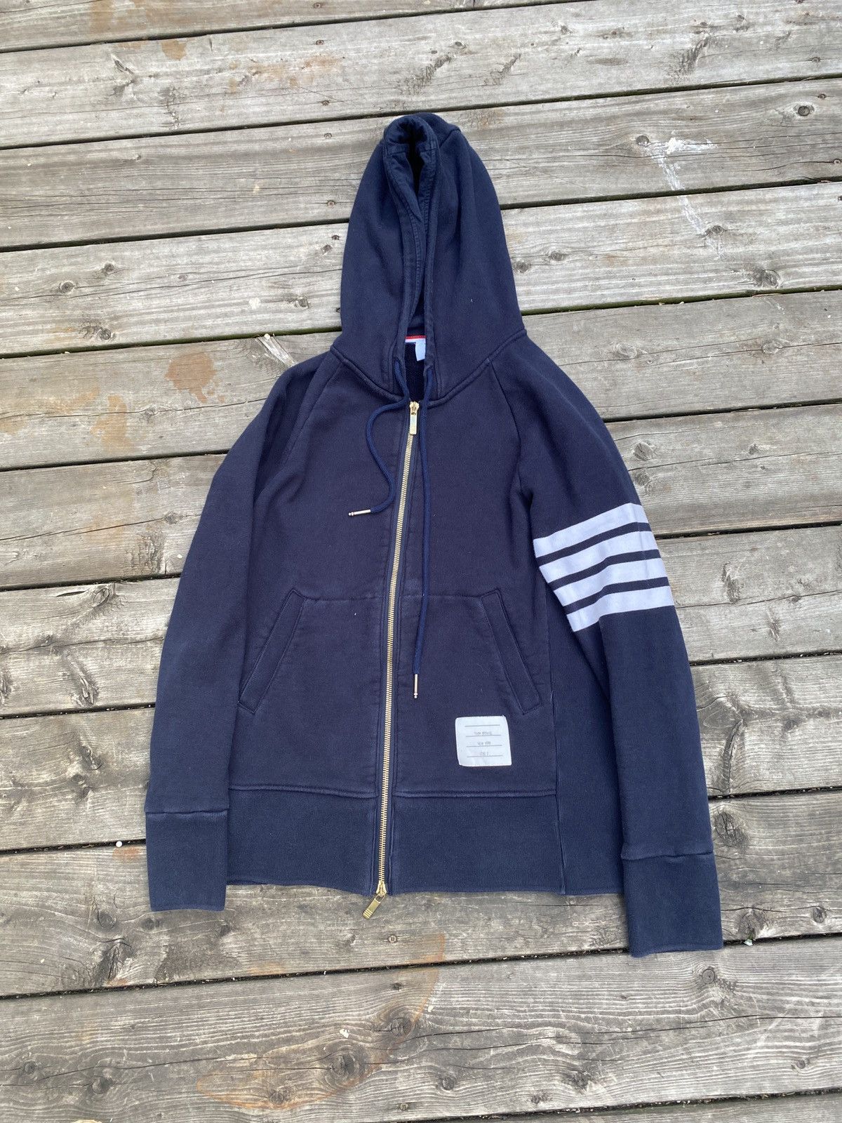 Thom Browne Thom Browne 4 Bar Hoodie Sweater Size 3 Size US L / EU 52-54 / 3 - 20 Thumbnail
