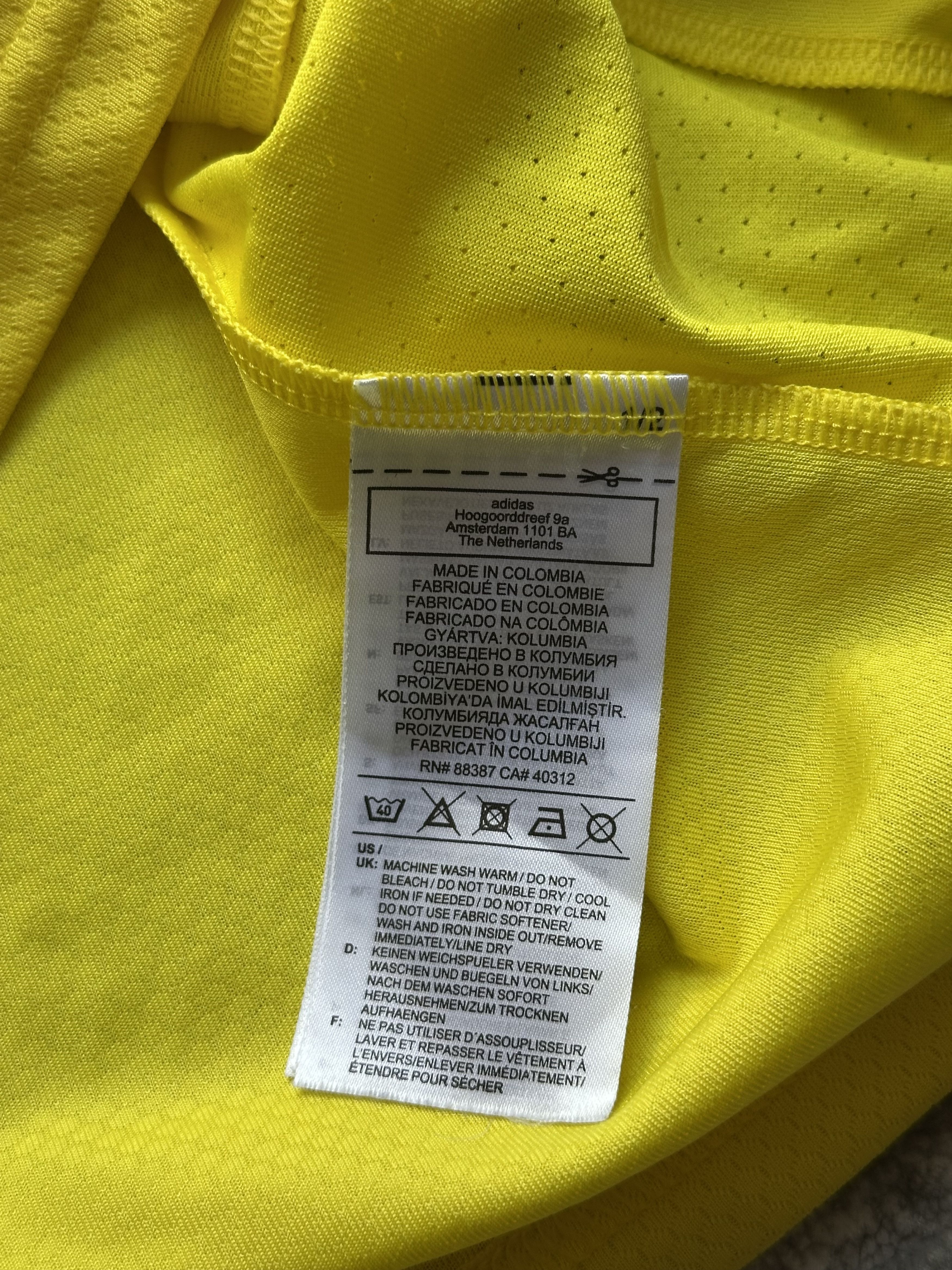 Adidas Adidas Colombia Jersey Size US S / EU 44-46 / 1 - 7 Thumbnail