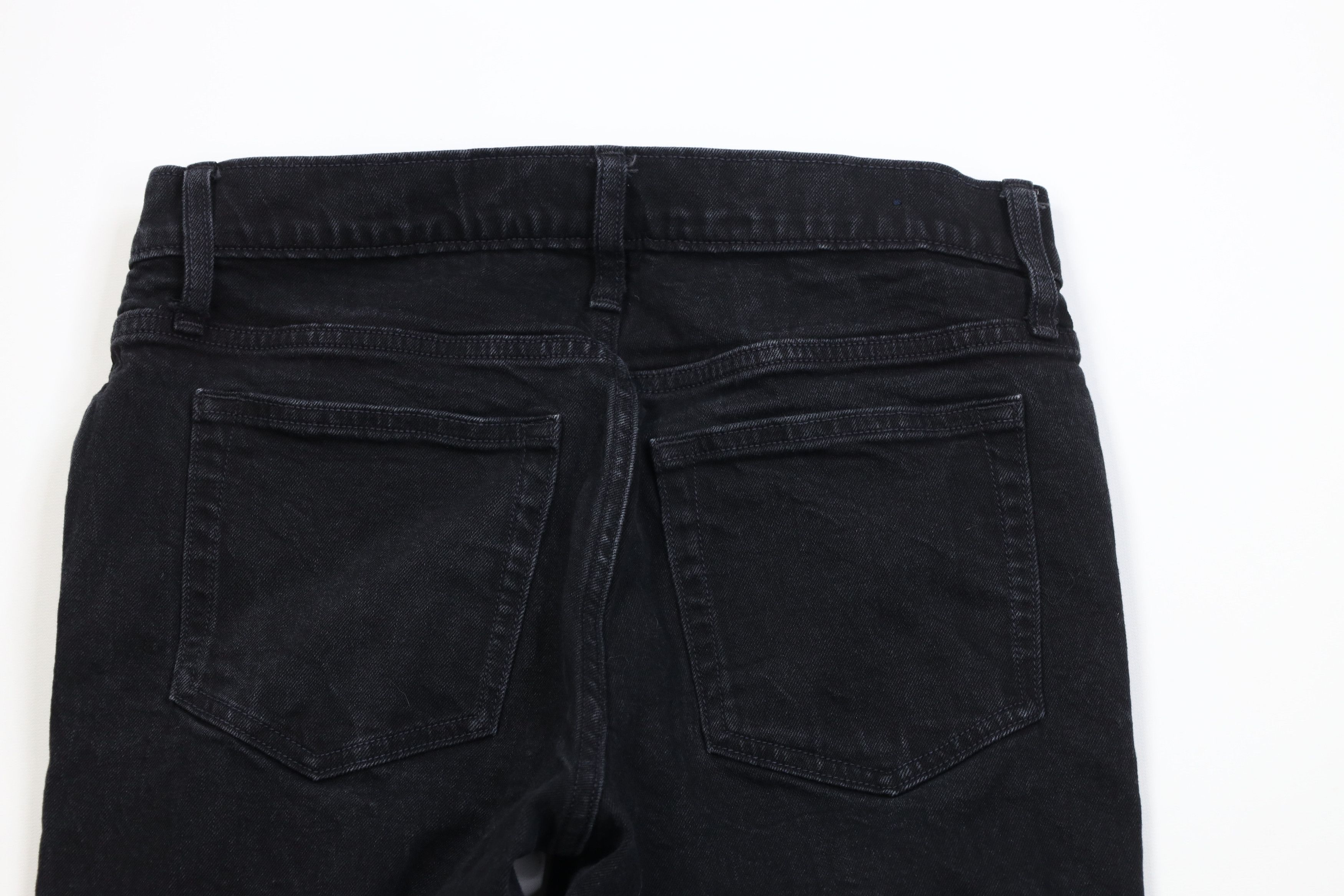 J.Crew Vintage Y2K J Crew Faded Flex Straight Leg Denim Jeans Black Size US 30 / EU 46 - 10 Thumbnail