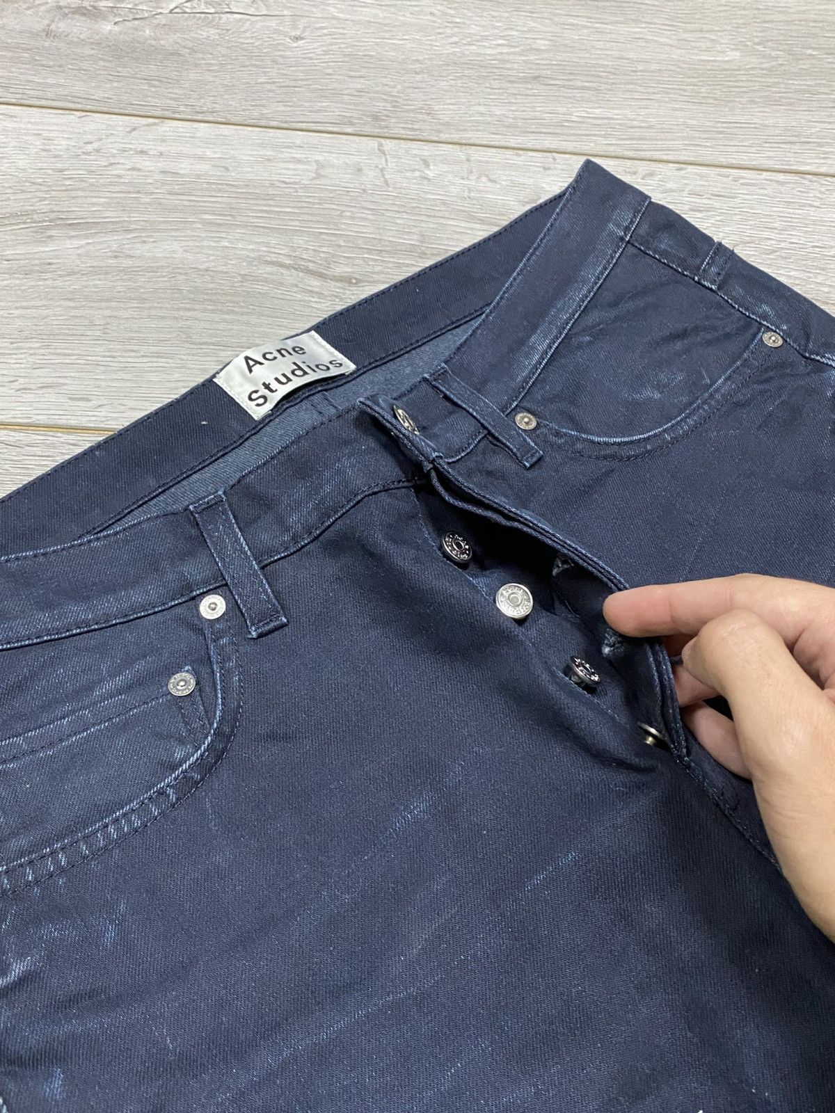 Acne Studios Acne studios town moon twilight denim pants 33/32 Size US 33 - 5 Thumbnail