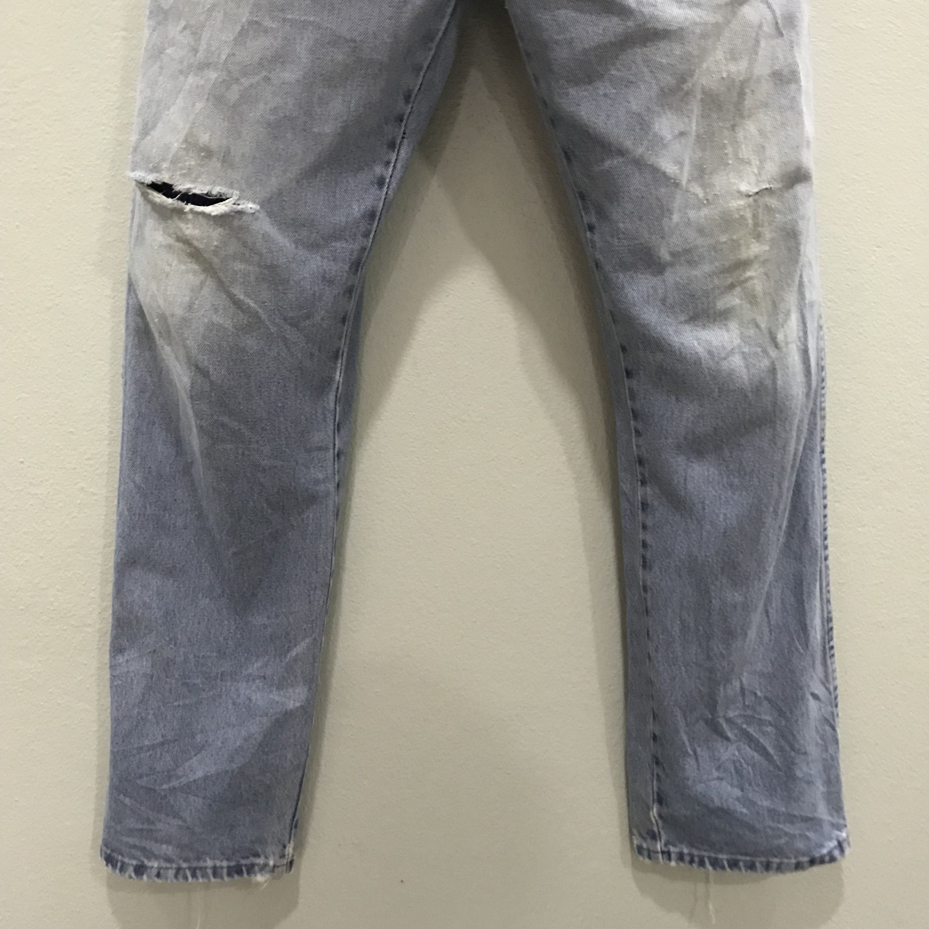 Wrangler Vintage 90s Wrangler Light Wash High Waist Wide Leg Size US 36 / EU 52 - 4 Thumbnail