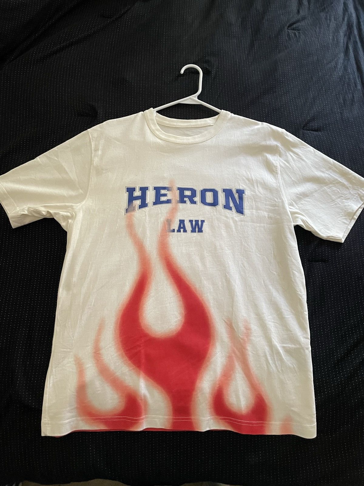 Heron Preston Heron Law Red Flames T-shrit Size US M / EU 48-50 / 2 - 1 Thumbnail