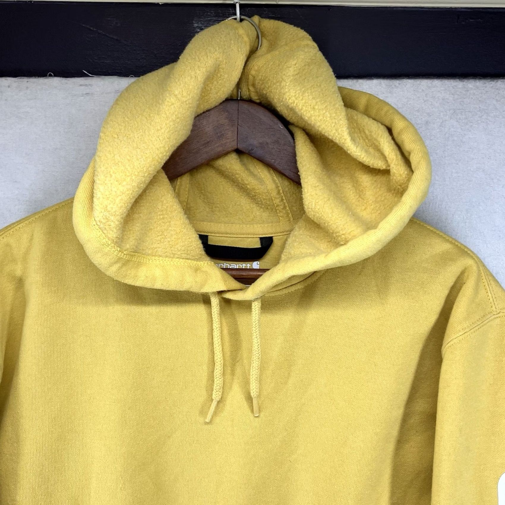Carhartt Carhartt Hoodie Mens M Yellow Pullover Sweatshirt Midweight Logo K288 Loose Fit Size US M / EU 48-50 / 2 - 4 Thumbnail