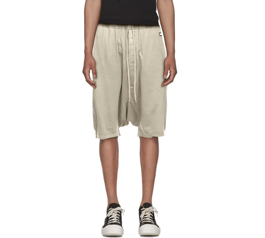 Rick Owens Drkshdw Rick Owens Drkshdw men's thin drawstring drop-crotch shorts Size US 32 / EU 48 - 3 Thumbnail