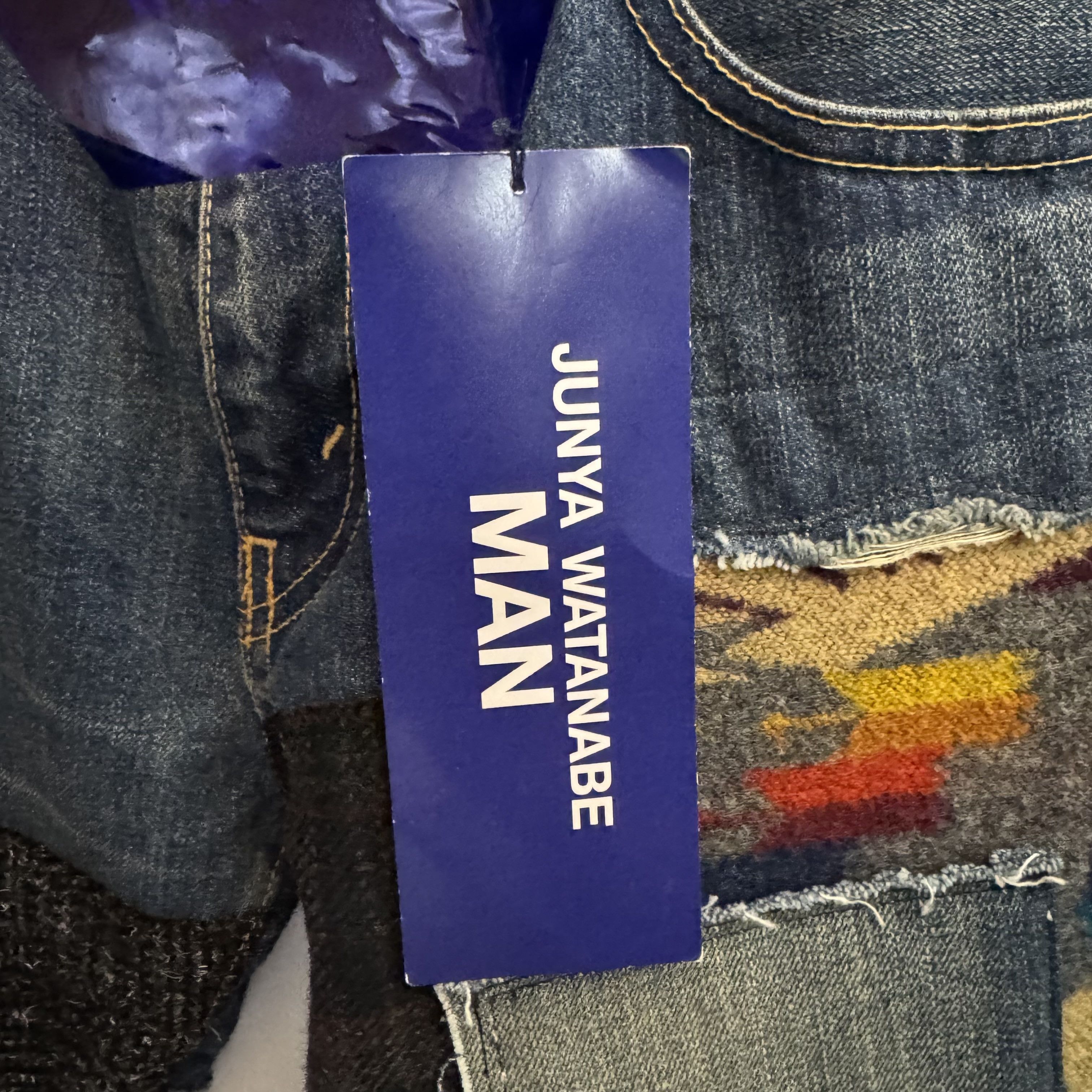 Junya Watanabe × Levi's × Pendleton Junya Watanabe Comme CDG Levi’s Pendleton Patchwork Denim Size US 34 / EU 50 - 3 Thumbnail