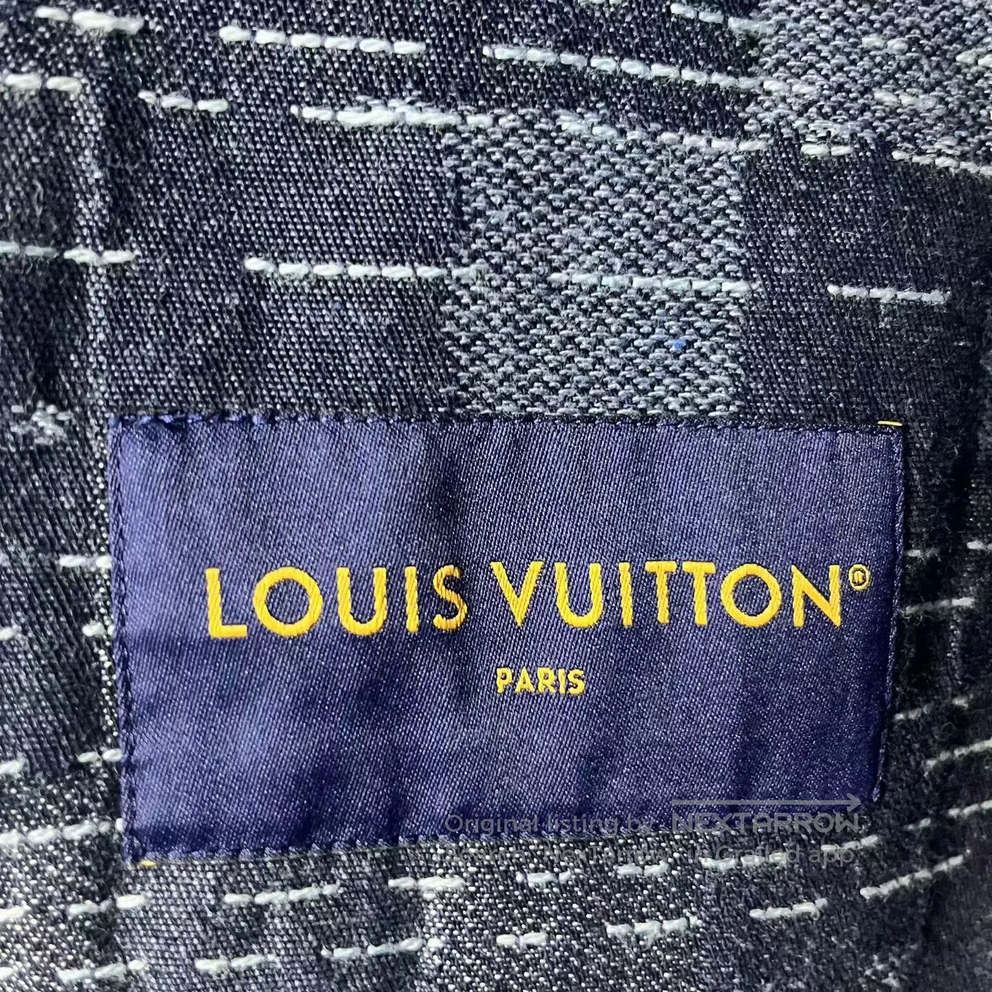 Louis Vuitton Louis Vuitton Checkered single-row buttoned workwear jacke Size US M / EU 48-50 / 2 - 2 Thumbnail