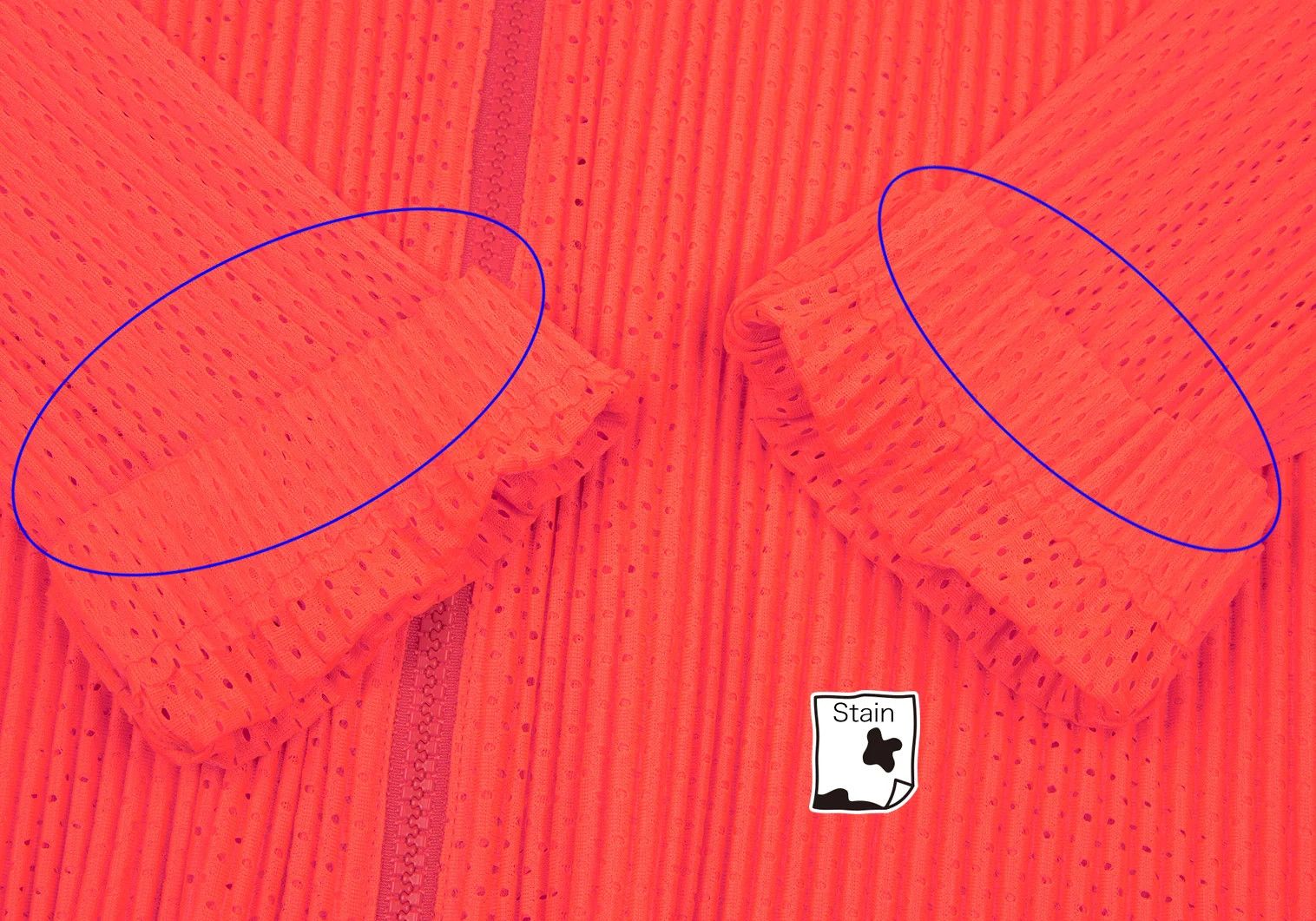Issey Miyake Mesh Pleats Zip Jacket in Orange 4 Size US XL / EU 56 / 4 - 10 Thumbnail
