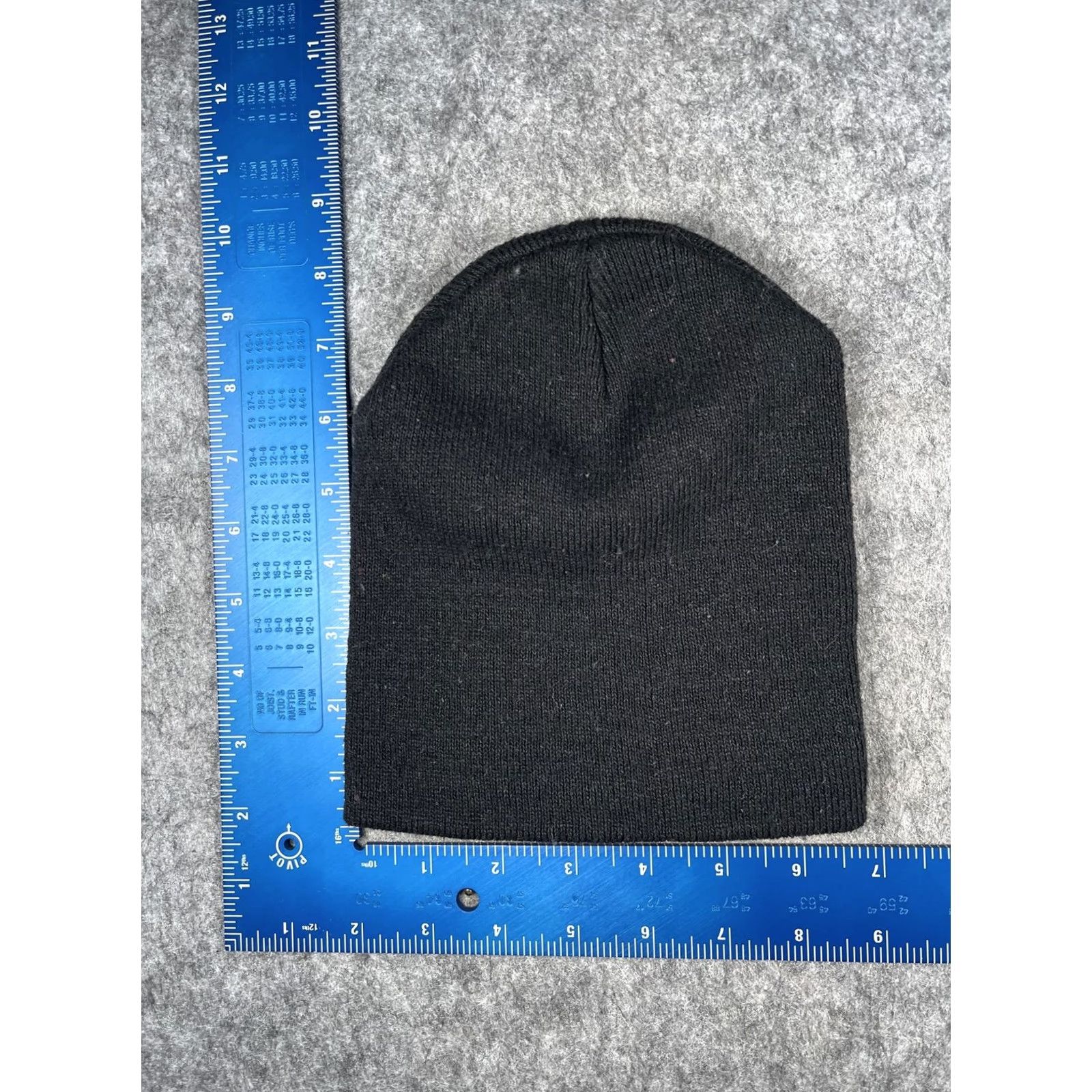 Vintage Medecins Sans Frontieres Beanie Mens One Size Black Knit Logo Winter Size ONE SIZE - 4 Thumbnail