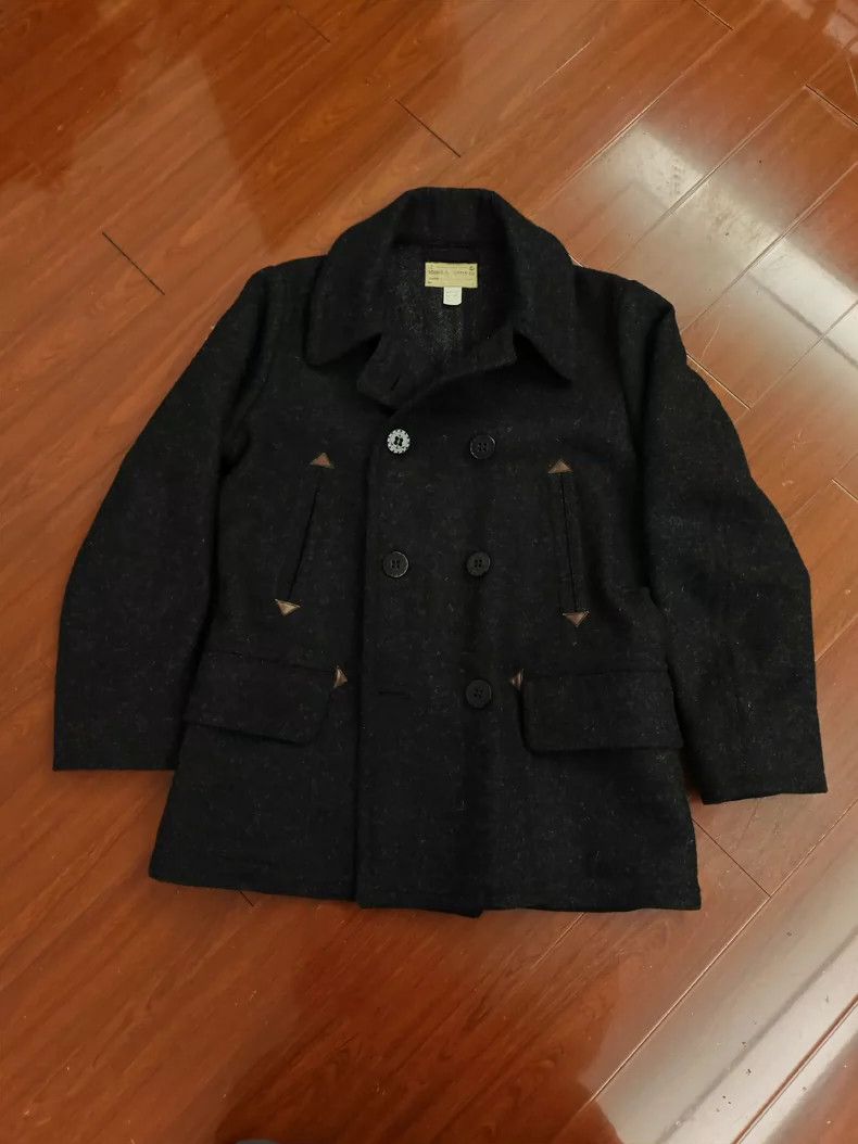 RRL Ralph Lauren RRL Ralph Lauren Coarse wool double breasted navy coat Size US M / EU 48-50 / 2 - 1 Thumbnail