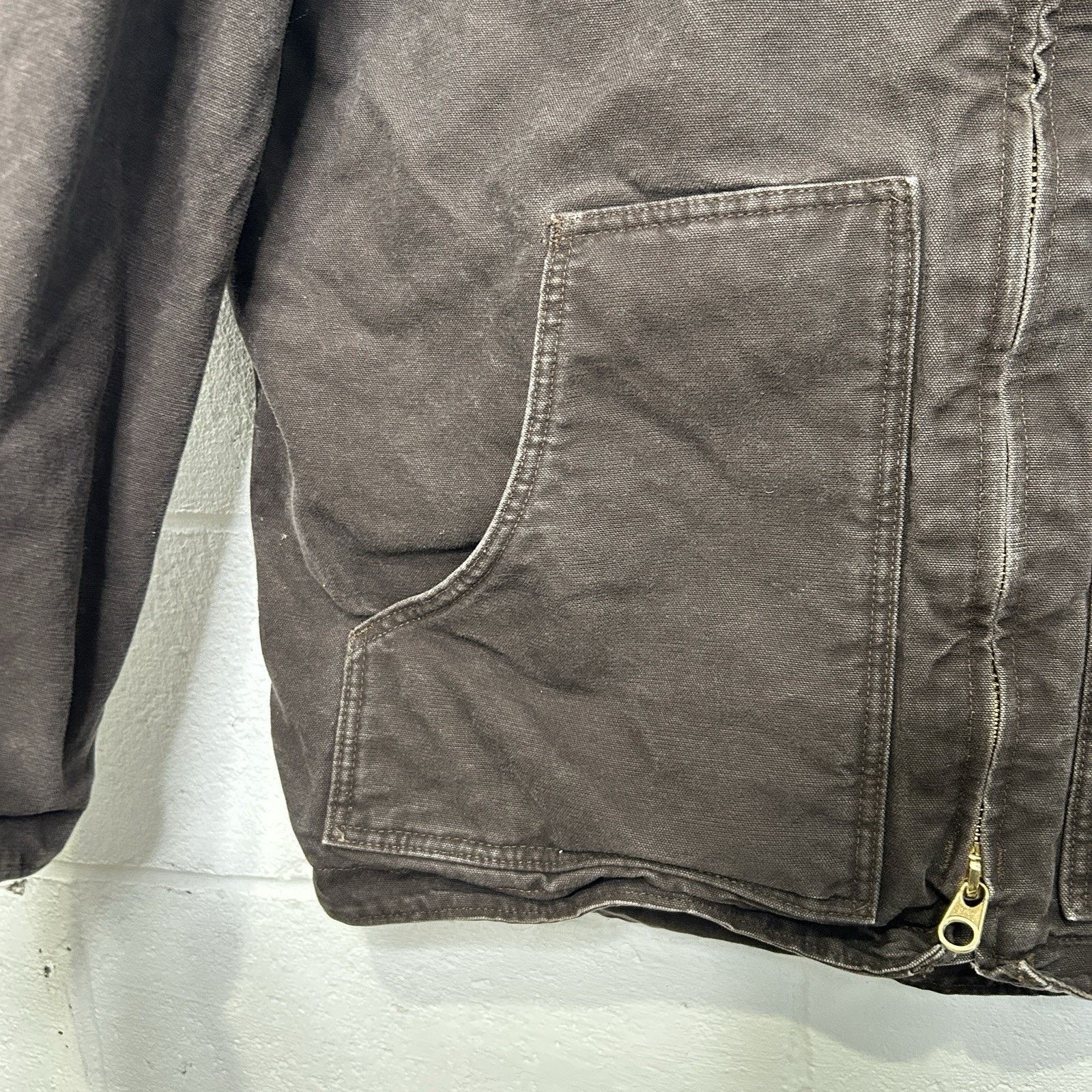 Carhartt Vintage Carhartt Sherpa-Lined Ridge Jacket “Dark Brown” C61 Size US XL / EU 56 / 4 - 5 Thumbnail
