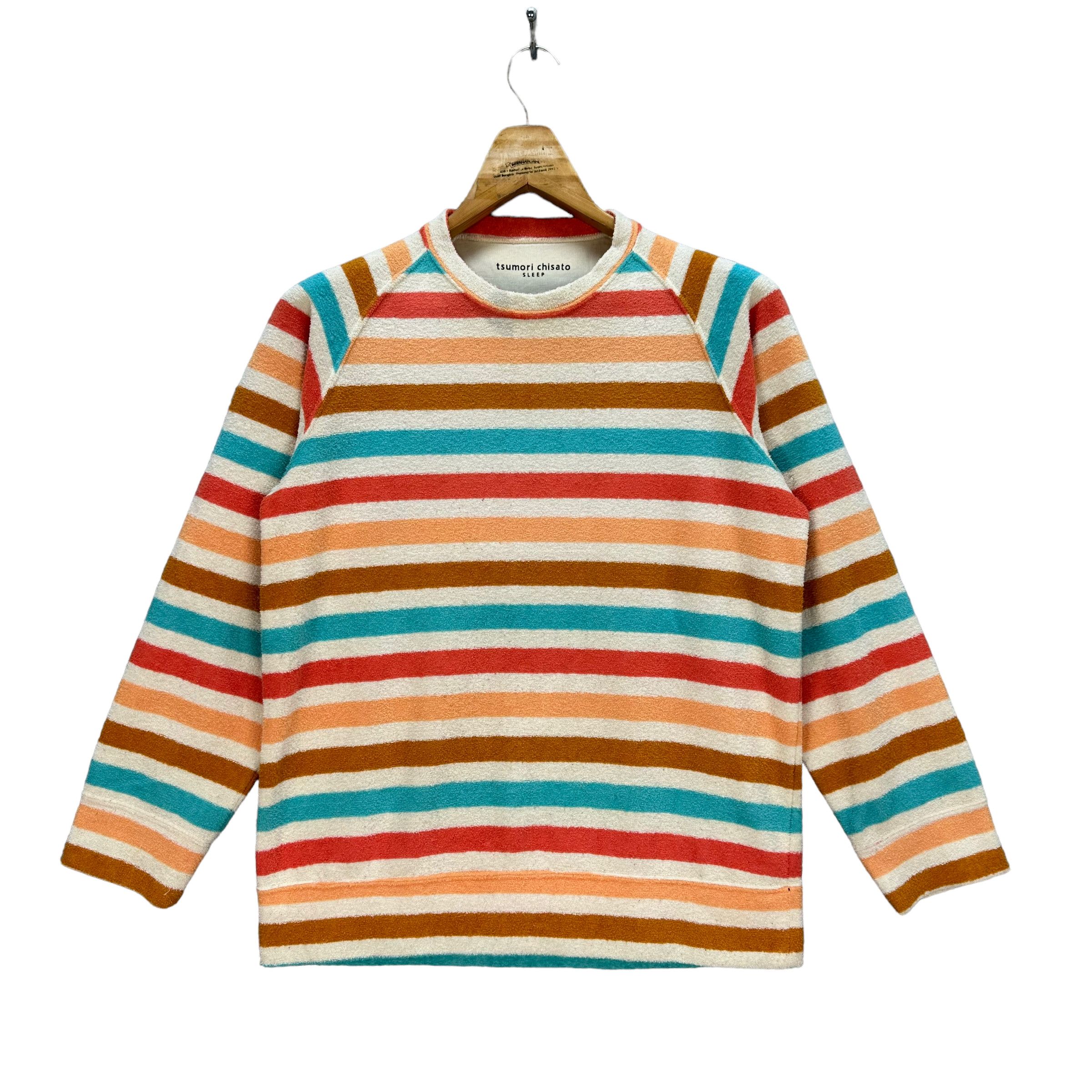 Tsumori Chisato TSUMORI CHISATO SLEEP STRIPED FLEECE #7774-170 Size M / US 6-8 / IT 42-44 - 1 Thumbnail