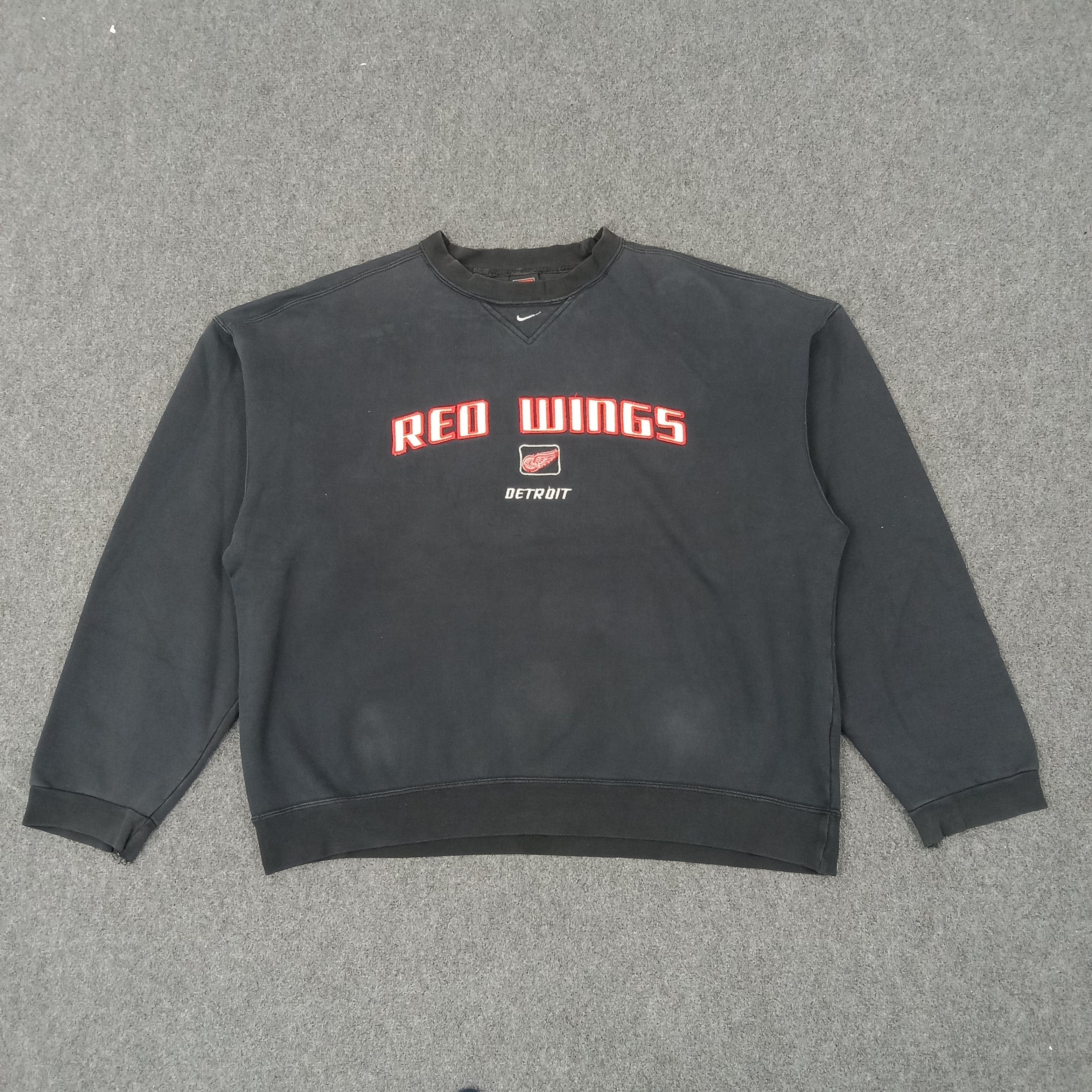 Nike Nike Red Wings Hockey Ice Team NHL Baggy Sweatshirt C234N15 Size US XL / EU 56 / 4 - 1 Thumbnail