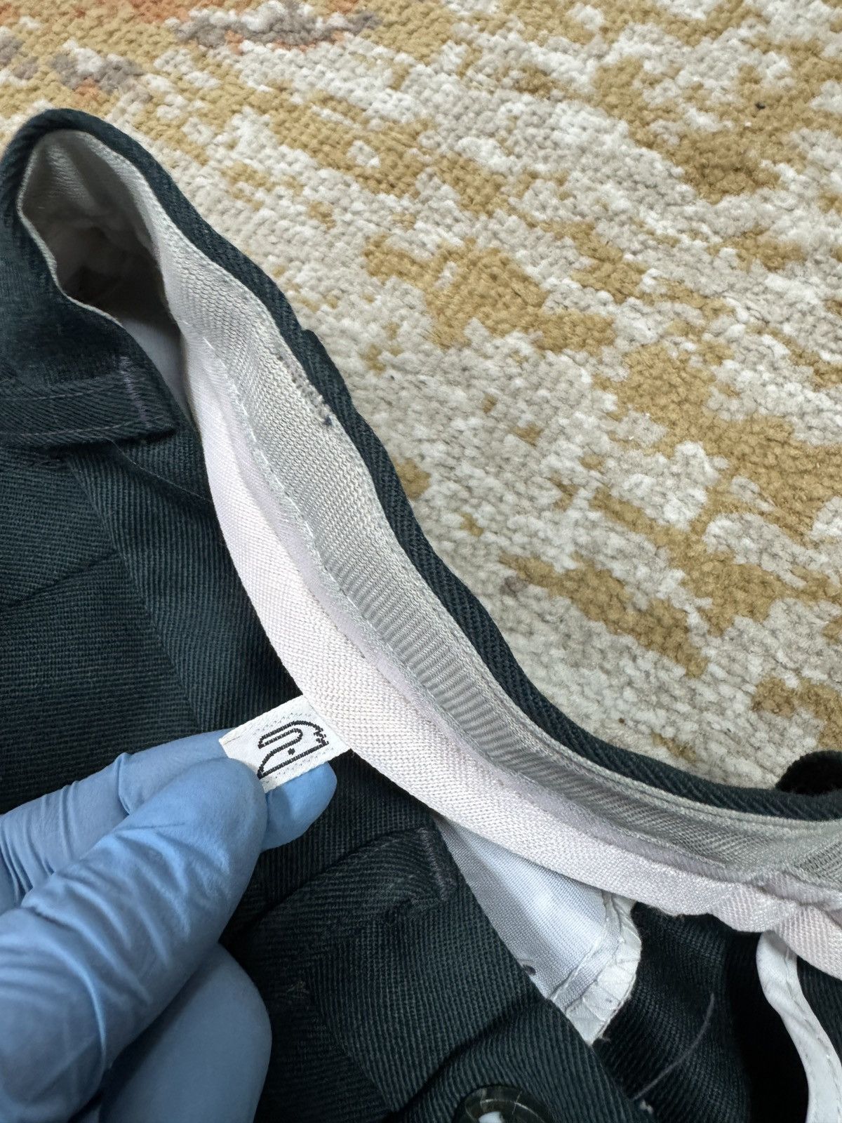 If Six Was Nine 1980s Wool Suit Pants Baggy Trousers Blend Balenciaga Rick Size US 32 / EU 48 - 4 Thumbnail