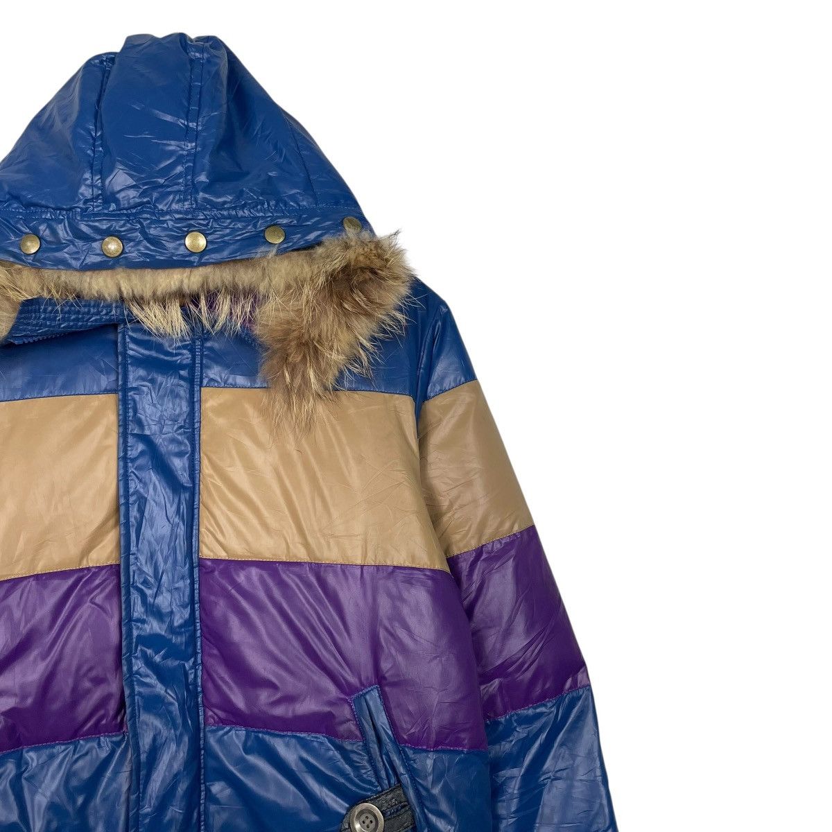 PPFM PPFM Multicolor Hooded Puffer Jacket Size US M / EU 48-50 / 2 - 5 Thumbnail