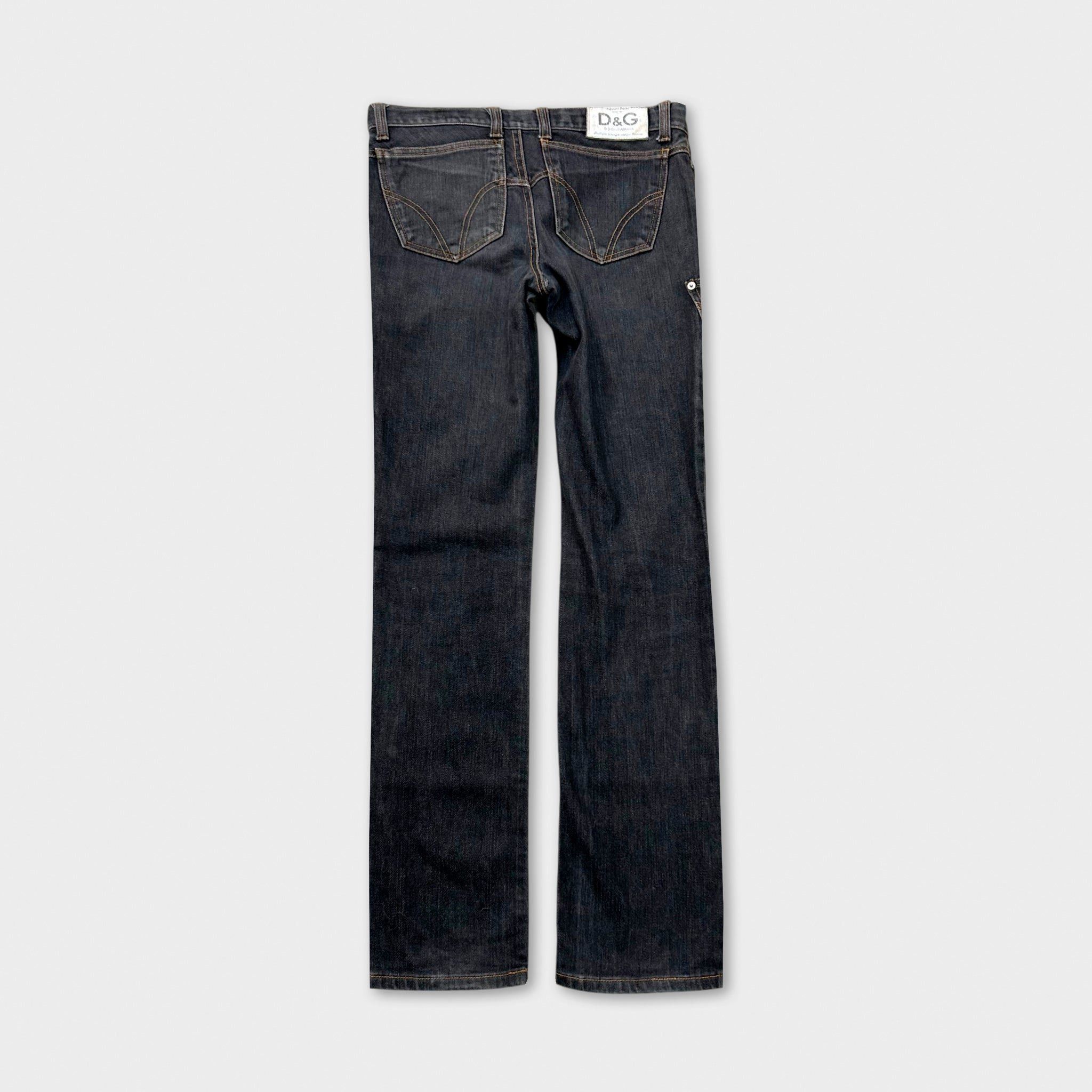Dolce & Gabbana Dolce & Gabbana Asymmetric Pocket Denim Pants Size US 26 / EU 42 - 3 Thumbnail