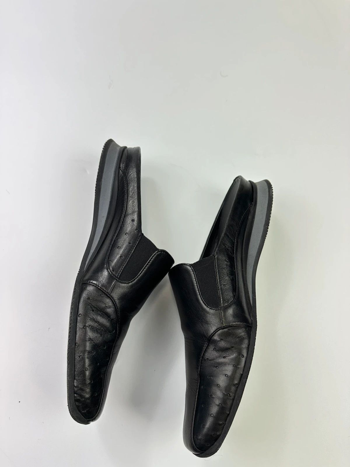 Prada Prada Sport SS99 Black Leather Mules Shoes Size US 6 / IT 36 - 6 Thumbnail