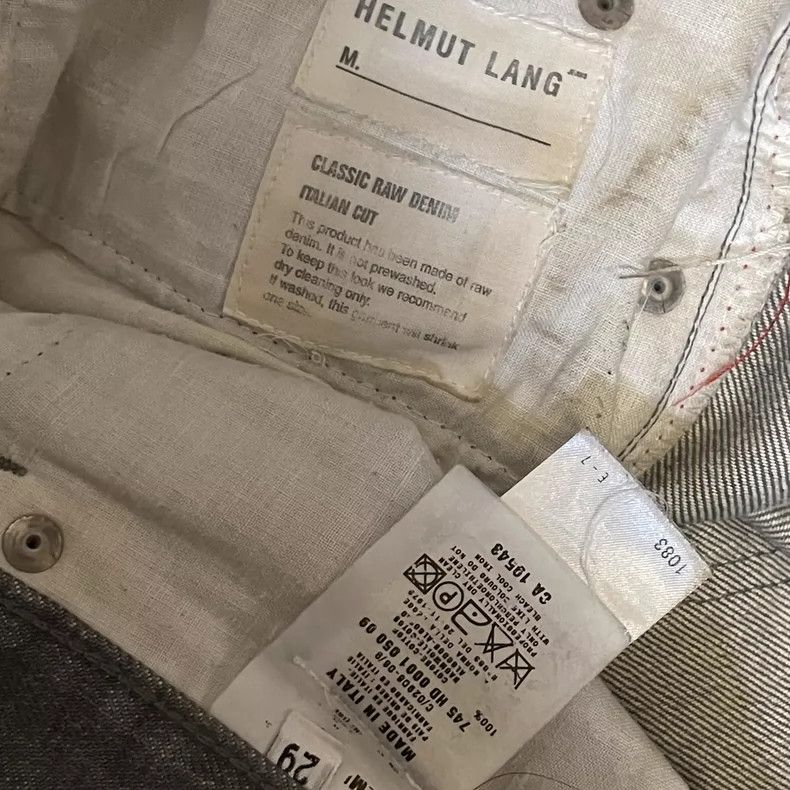Helmut Lang HELMUT LANG Wash the grey cows in water Size US 29 - 5 Thumbnail