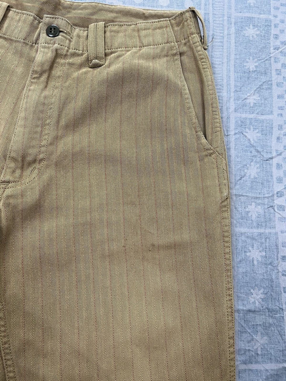 Japanese Brand Inform 02A/W Herringbone Twill Stripes Pant Size US 31 - 14 Thumbnail