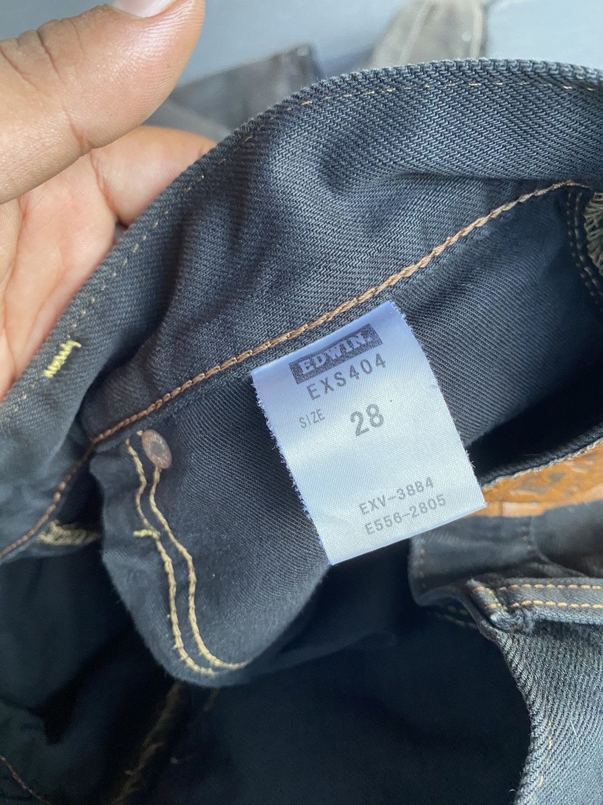 Edwin × Hysteric Glamour Edwin distressed faded black Size US 30 / EU 46 - 8 Thumbnail