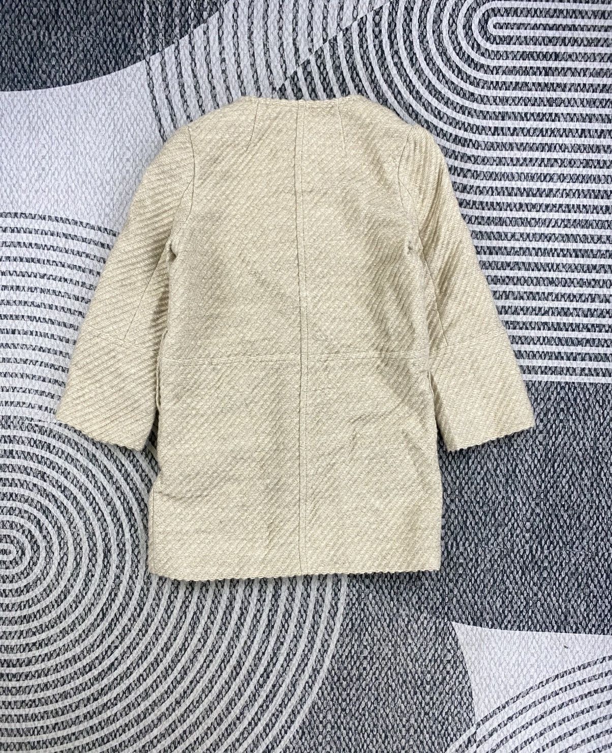Yohji Yamamoto 1992 Yohji Yamamoto Ined Casual Tweed Button Knit Jacket Size S / US 4 / IT 40 - 2 Thumbnail