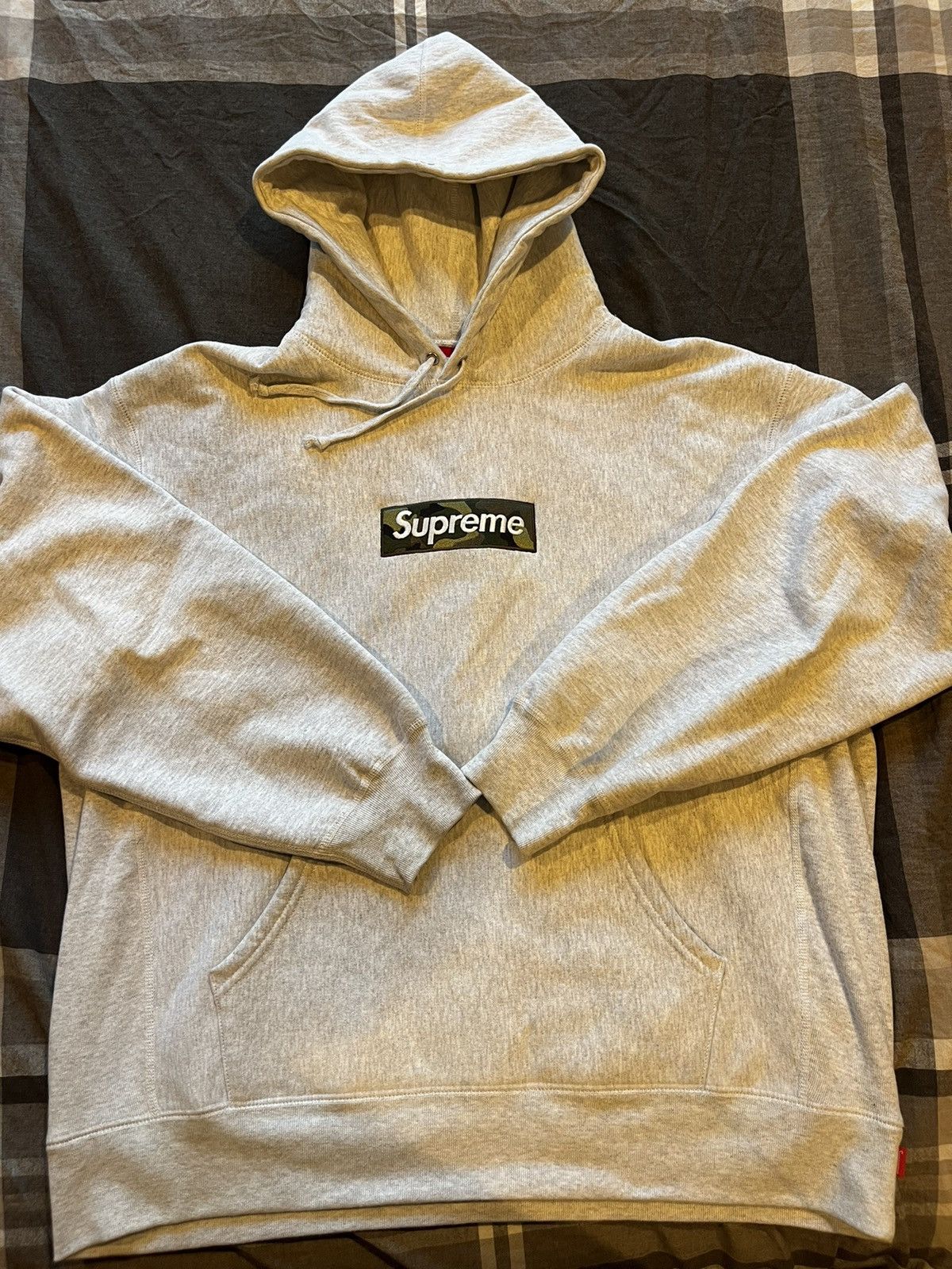 Supreme Camo Box Logo Crewneck | Grailed