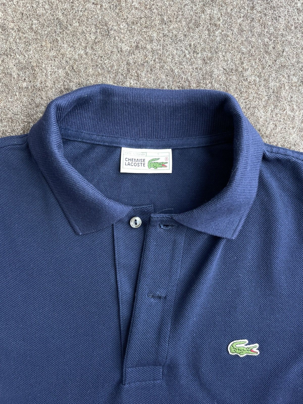 Lacoste × Vintage Vintage Lacoste Long Sleeve Polo Size US XL / EU 56 / 4 - 6 Thumbnail
