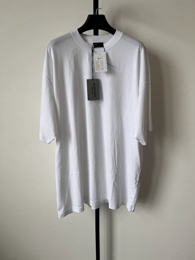 Balenciaga Balenciaga Letter Logo geometric print crewneck T-shirt Size L / US 10 / IT 46 - 2 Thumbnail