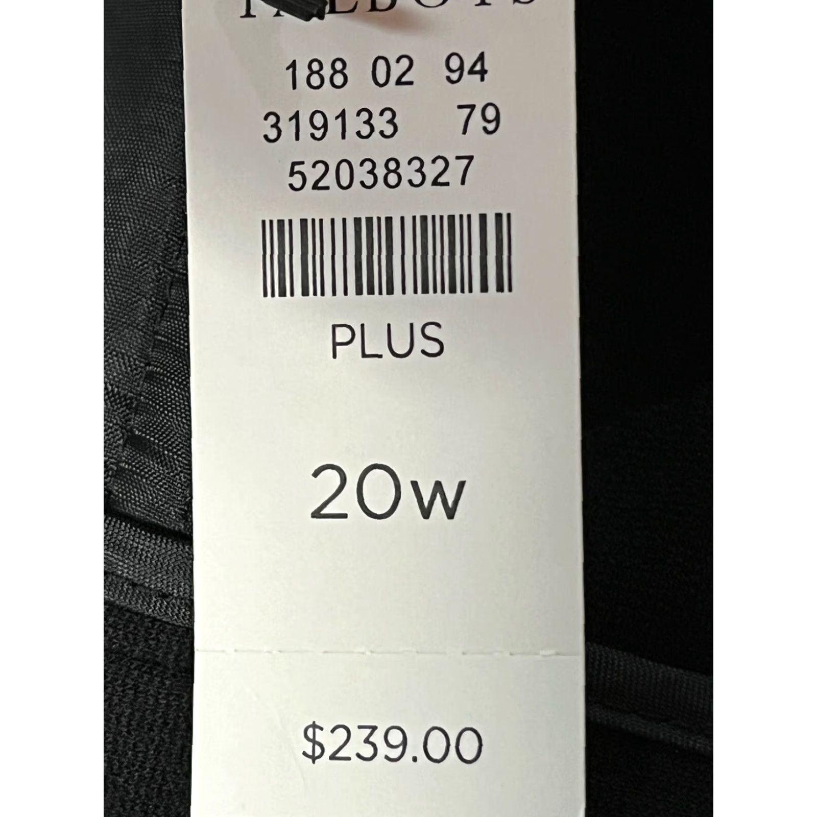 Talbots Talbots Plus Dress Pants 20W Black Italian Knit Rayon Blend Womens Size 42" / US 20 - 7 Thumbnail