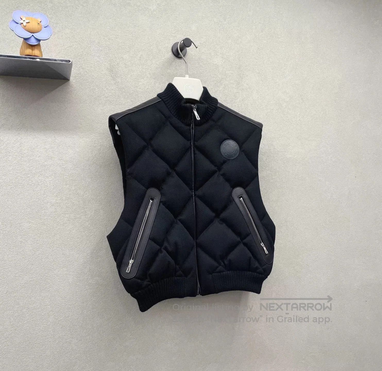 Hermes Hermes Black Sleeveless Down Vest. Size US XS / EU 42 / 0 - 4 Thumbnail