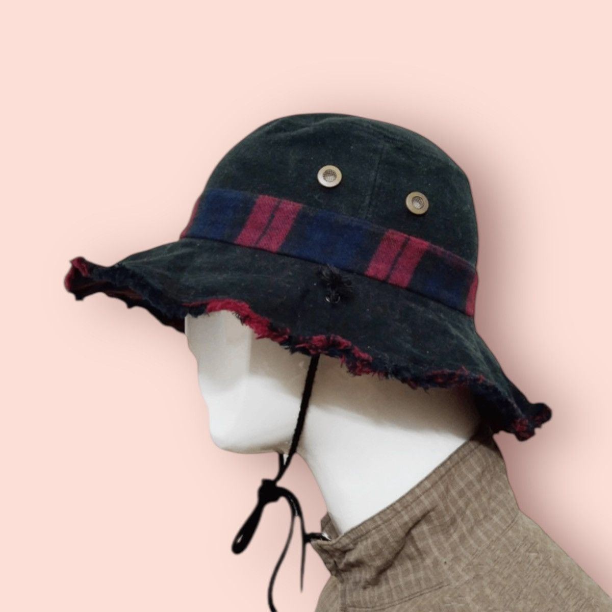 Vintage VINTAGE WOOL BLEND OUTDOOR BUCKET HAT Size ONE SIZE - 14 Thumbnail
