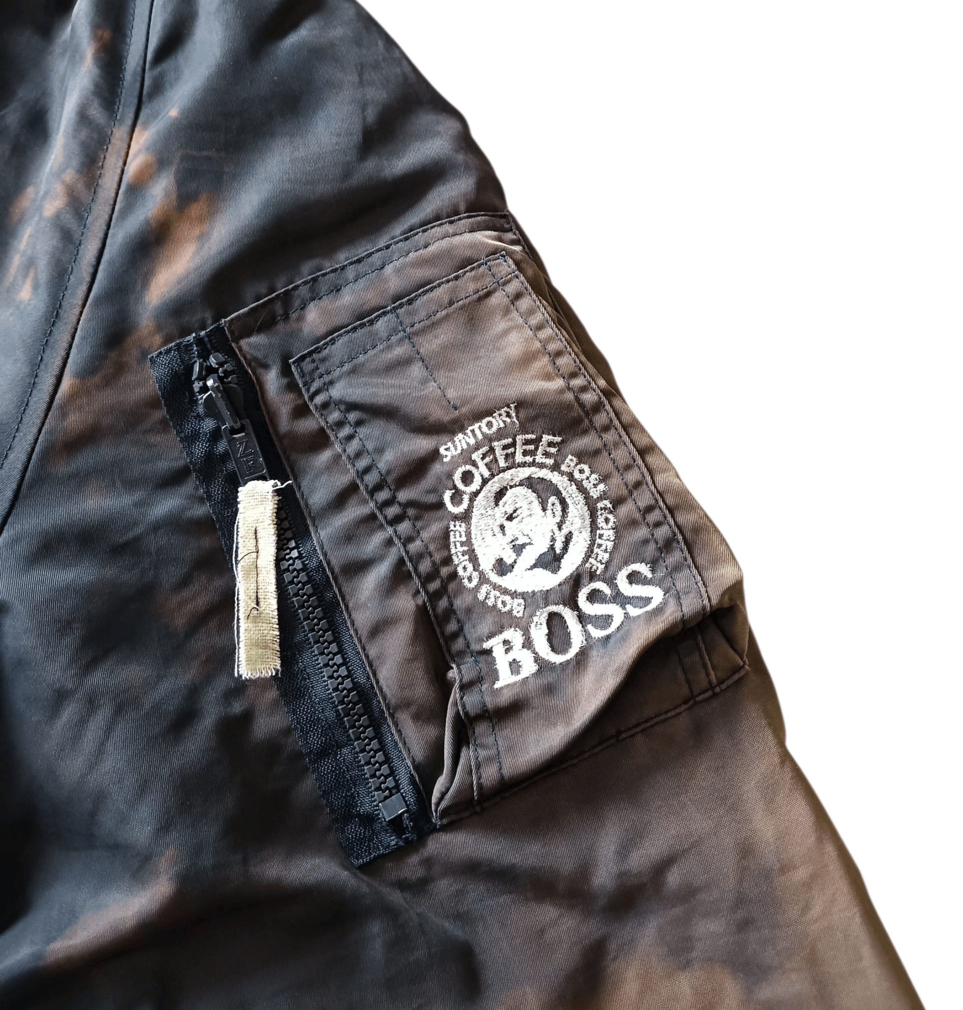 Other Vintage Thrashed Faded Suntory Coffee Boss Bomber Jacket Size US M / EU 48-50 / 2 - 10 Thumbnail