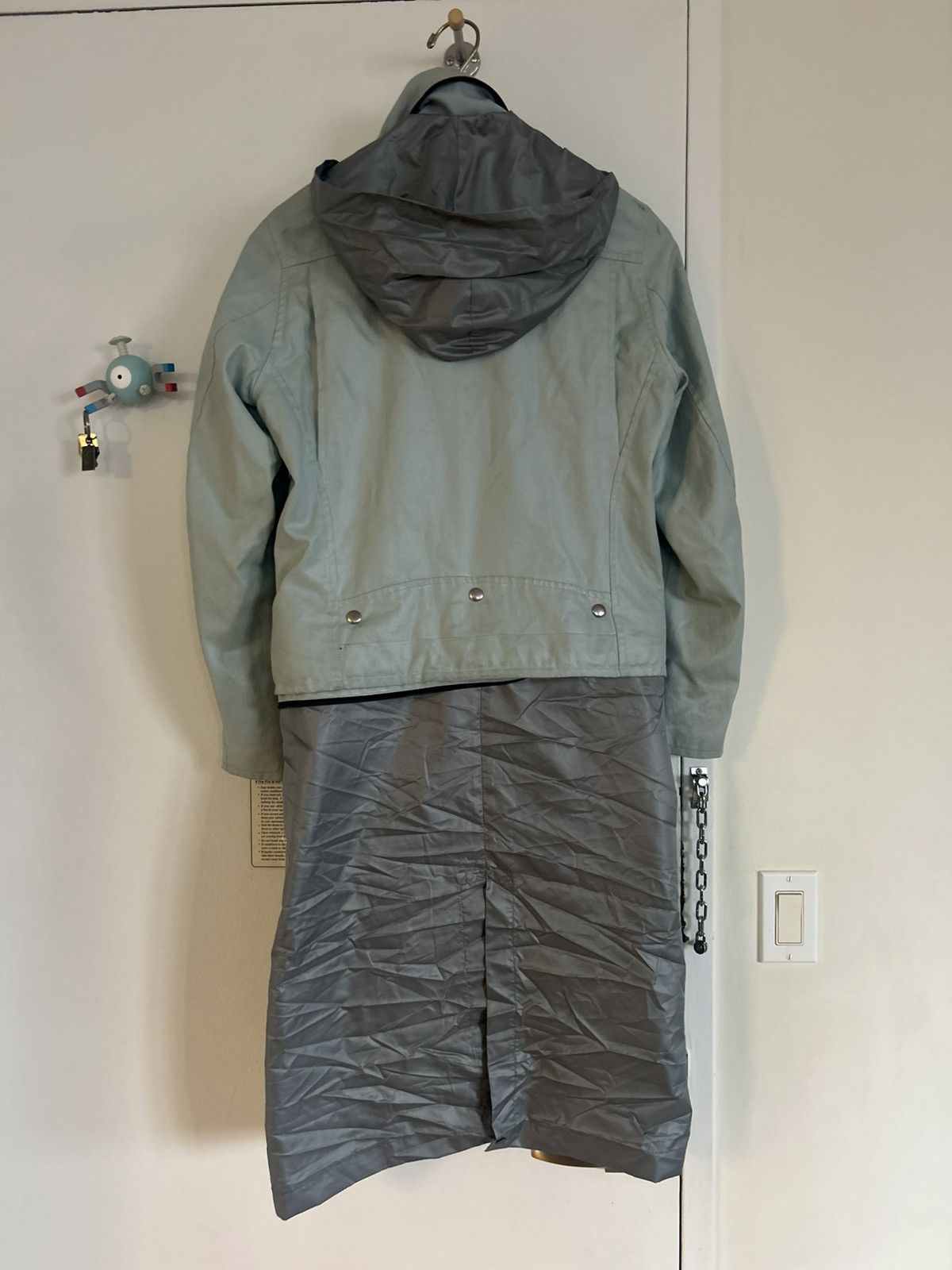 Blackmeans Blackmeans waxed cotton convertible biker jacket Size US L / EU 52-54 / 3 - 5 Thumbnail
