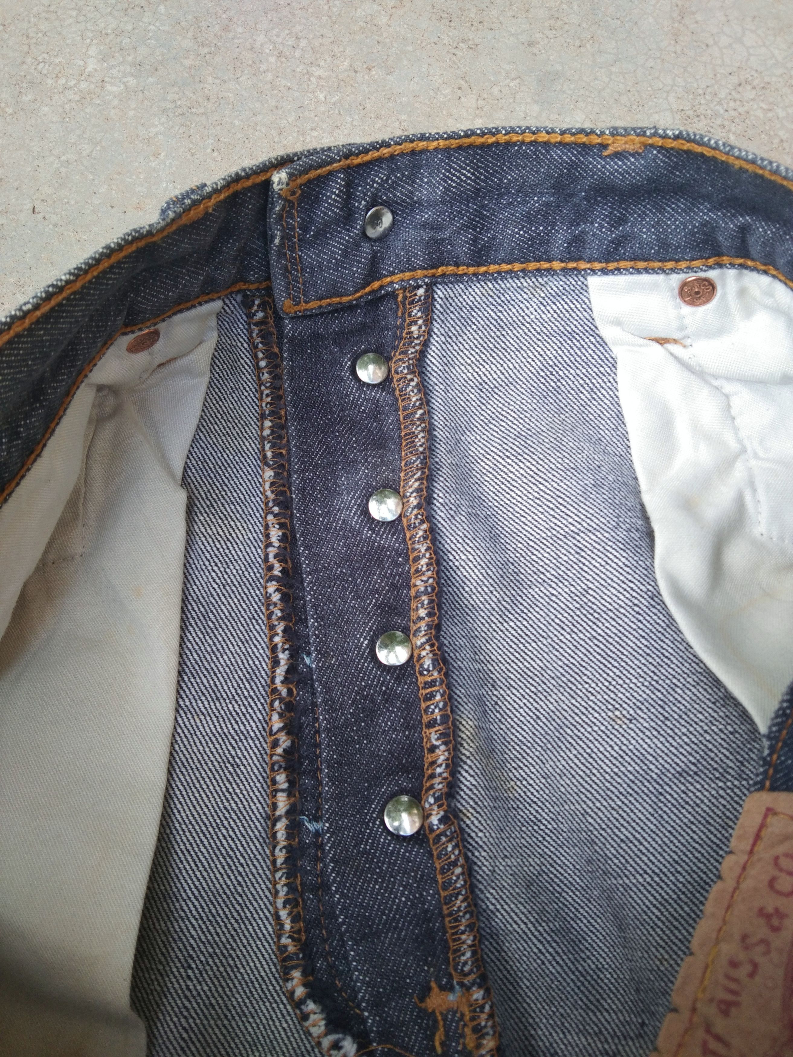 Levi's Vintage Levi's 501 Distressed Jeans 32x32 Size US 32 / EU 48 - 9 Thumbnail