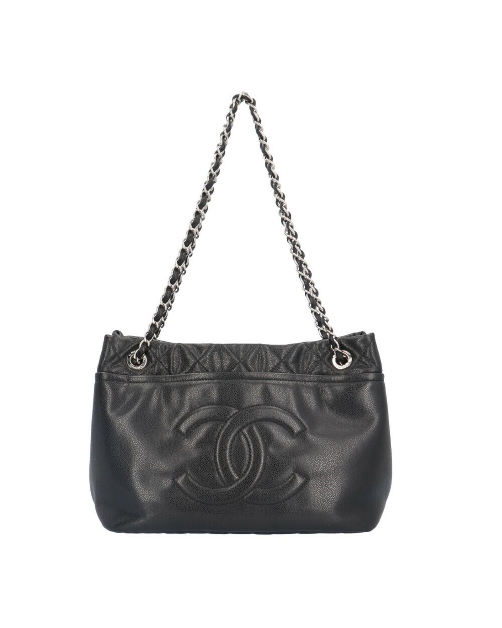 image of Chanel Brown Leather Shoulder Bag - Elegant And Timeless Design, Women's