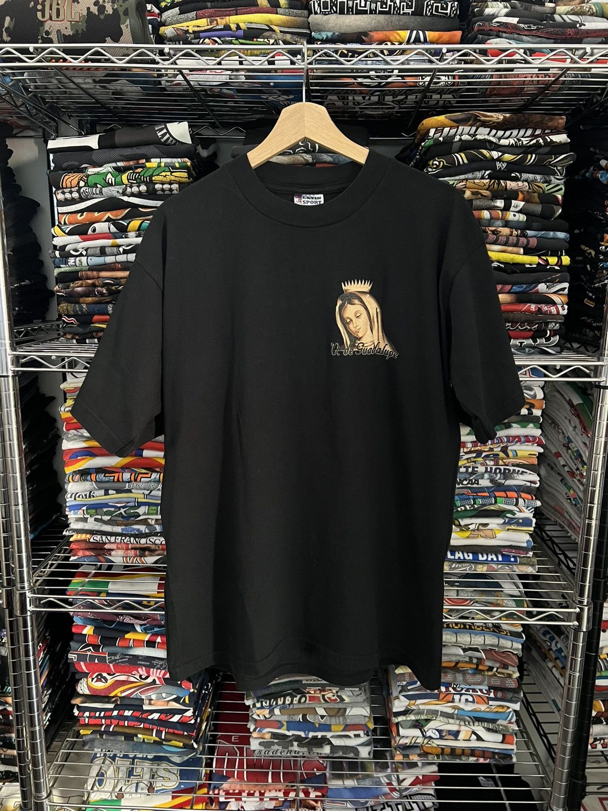 Arts & Science 90s Virgin Mary Mexican Religion Jesus Tee Size US L / EU 52-54 / 3 - 2 Thumbnail