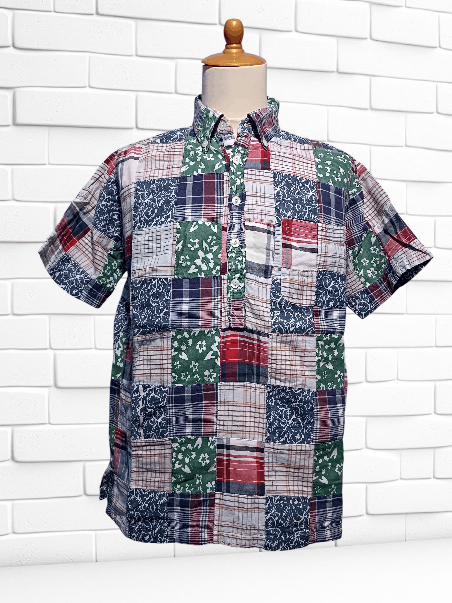 BARNS OUTFITTERS Barns Outfitters Patchwork Shirt Size US M / EU 48-50 / 2 - 1 Thumbnail