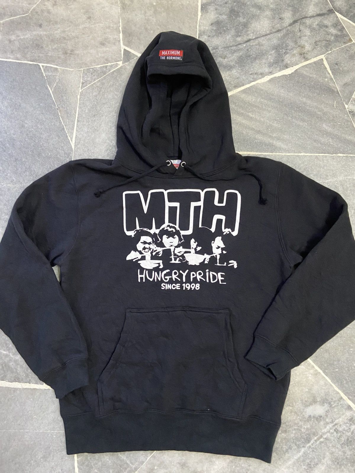 Band Tees × Vintage Vintage Fat MTH Hungry Pride Hoodie Size US M / EU 48-50 / 2 - 3 Thumbnail